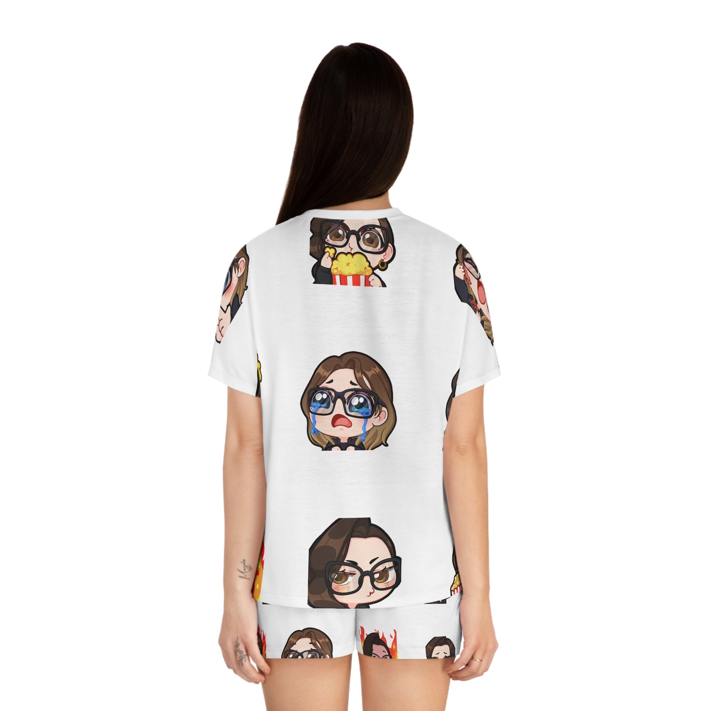 Plot Holes & Payoffs Chibi Women's Pajama Set | Official Comics And... Sleepwear | Cute Geek Pajamas | Podcast Merch | Pop Culture Lounge Set