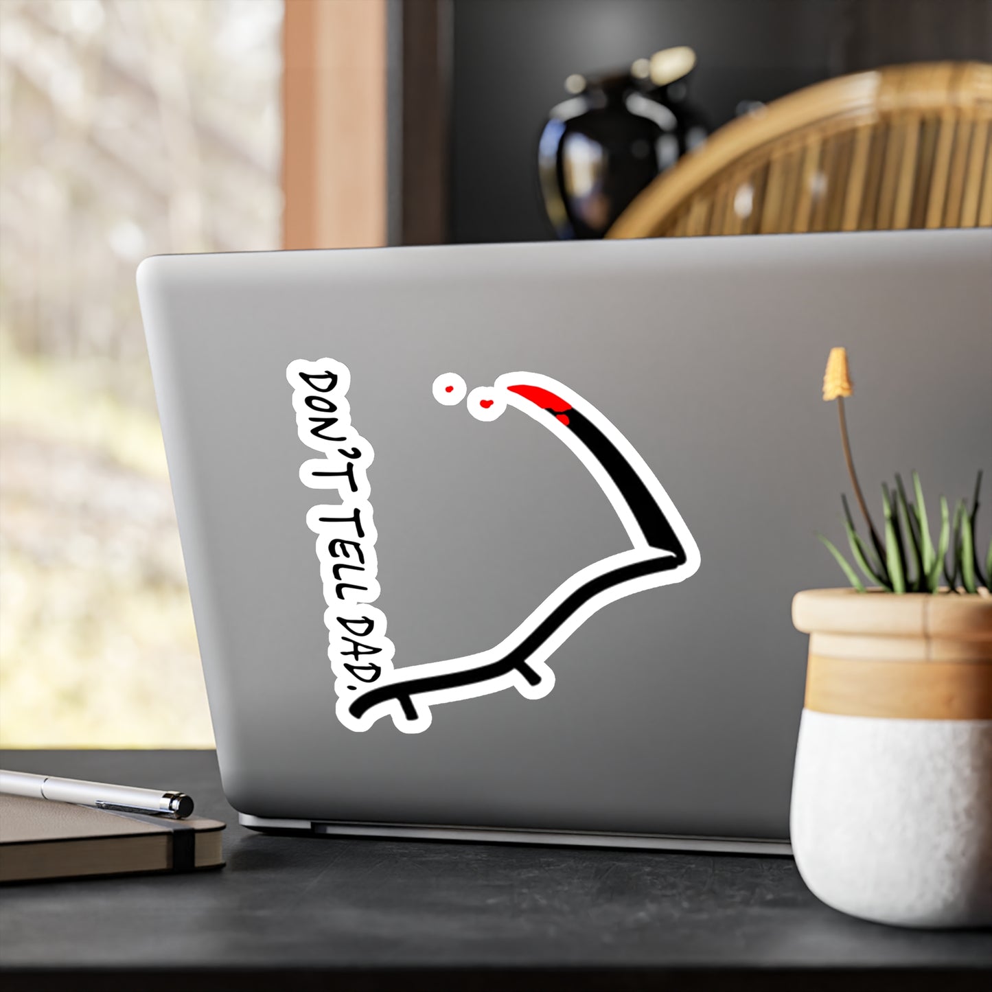 Don't Tell Dad Vinyl Decal Stickers, inspired by the hit SYFY series 'REVIVAL', Laptop Decals, Car Decals, Water Bottle Stickers,