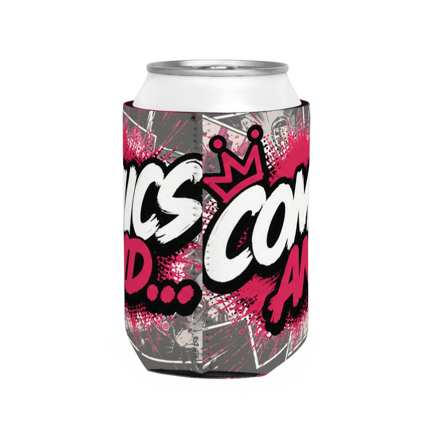 Comics and... Can Cooler | Comic Book Pop Art Drink Sleeve