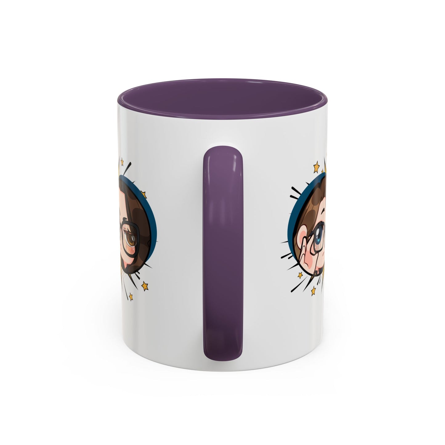 Plotholes & Payoffs Chibi Logo Ceramic Accent Mug