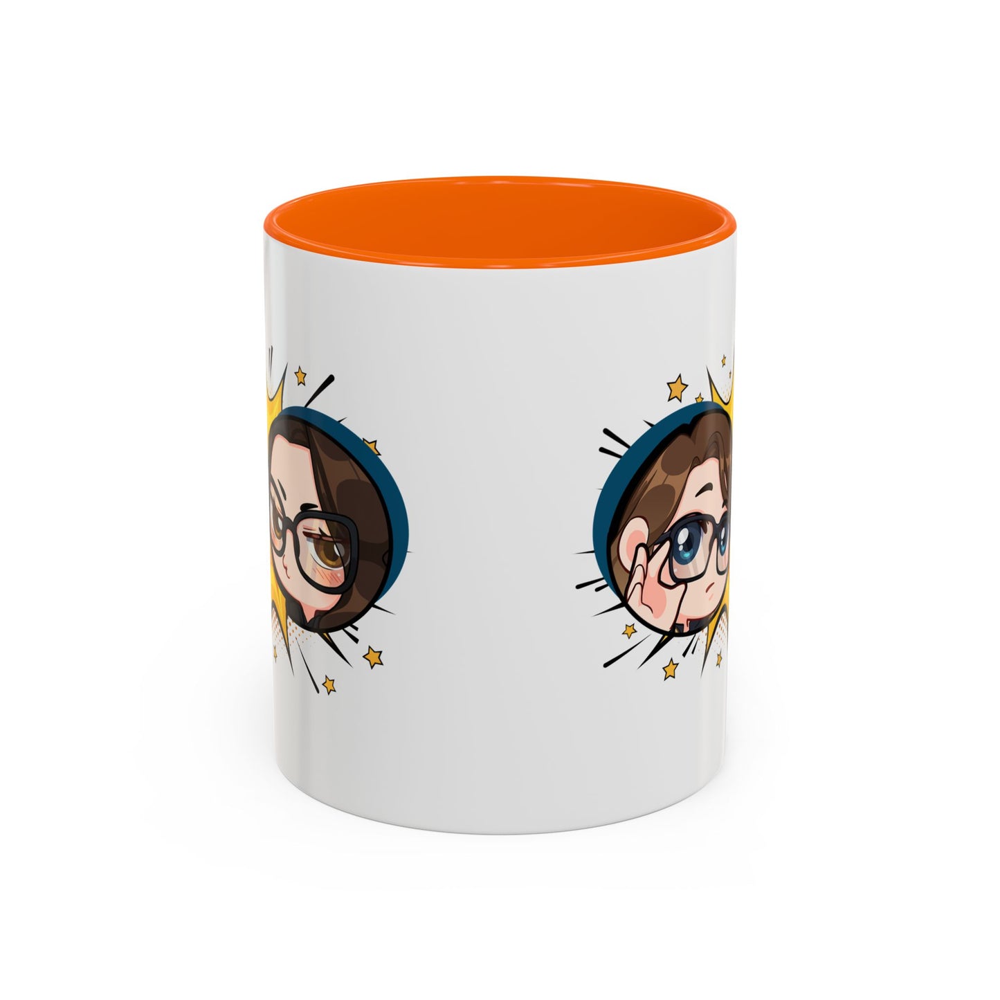 Plotholes & Payoffs Chibi Logo Ceramic Accent Mug