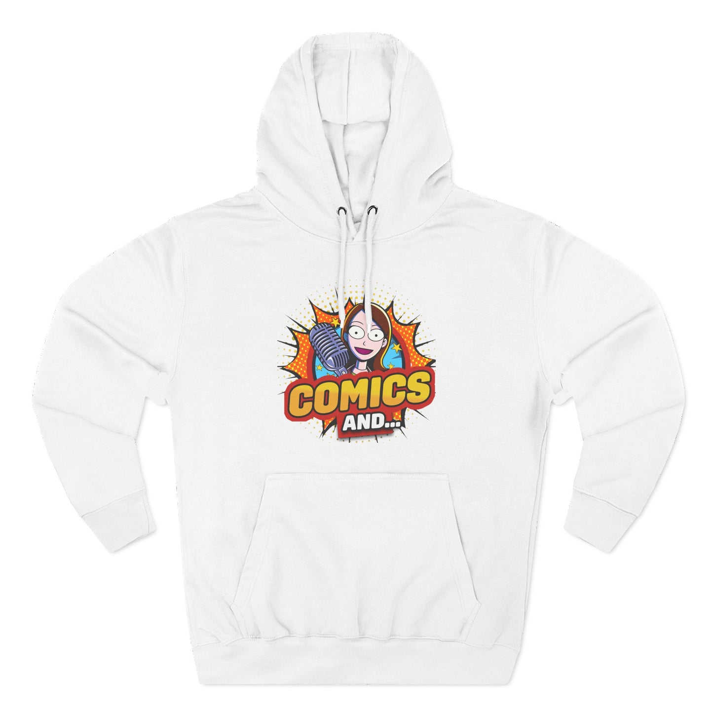 YouTube Official Merch Three-Panel Fleece Hoodie, Comics and Fans Clothing, Cosplay Apparel, Comic Con Costume, Superhero Gift