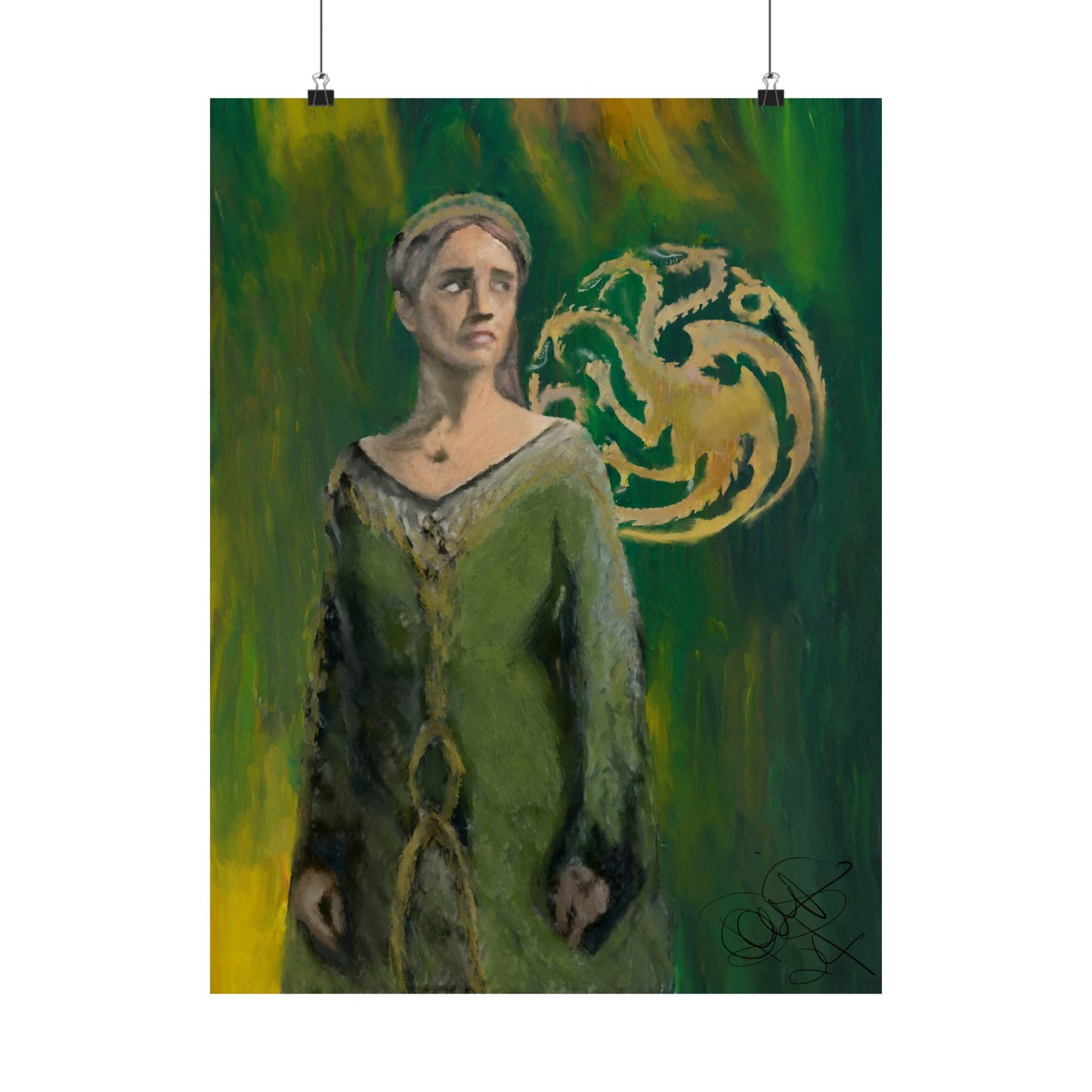 Queen Alicent Satin Posters (210gsm)