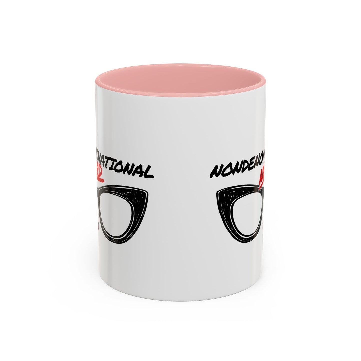 Nondenominational Nerd Mug, Funny Geek Coffee Cup, Comic Book Lover Gift, Nerdy Fandom Mug, Comics And Merch - Color Rim Option