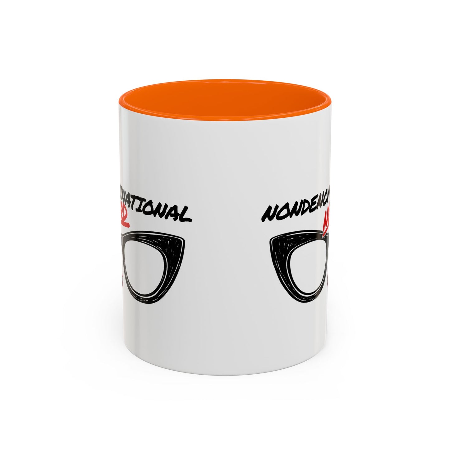 Nondenominational Nerd Mug, Funny Geek Coffee Cup, Comic Book Lover Gift, Nerdy Fandom Mug, Comics And Merch - Color Rim Option