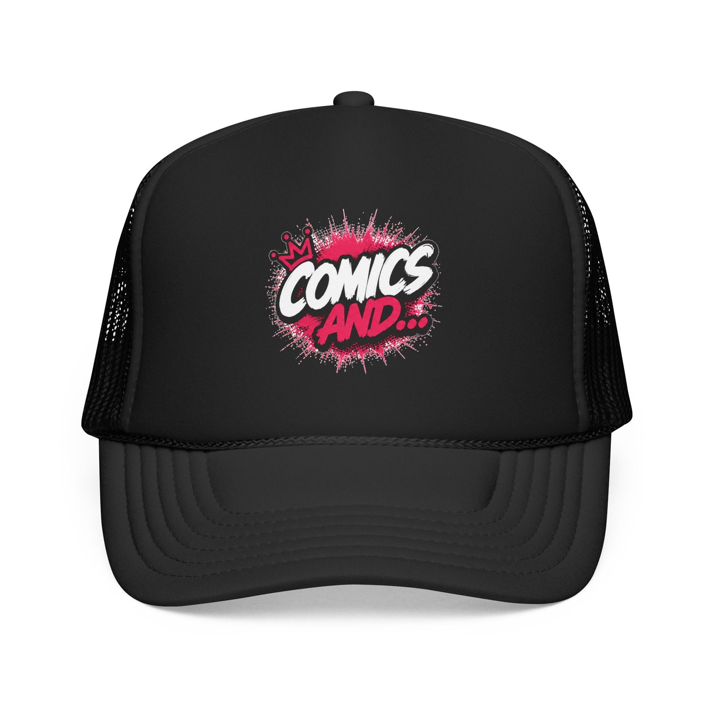Comics And... Classic Trucker Hat | Official Comics And Logo Cap | Comic Book Fan Snapback | Geek Apparel