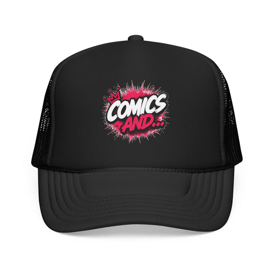 Comics And... Classic Trucker Hat | Official Comics And Logo Cap | Comic Book Fan Snapback | Geek Apparel
