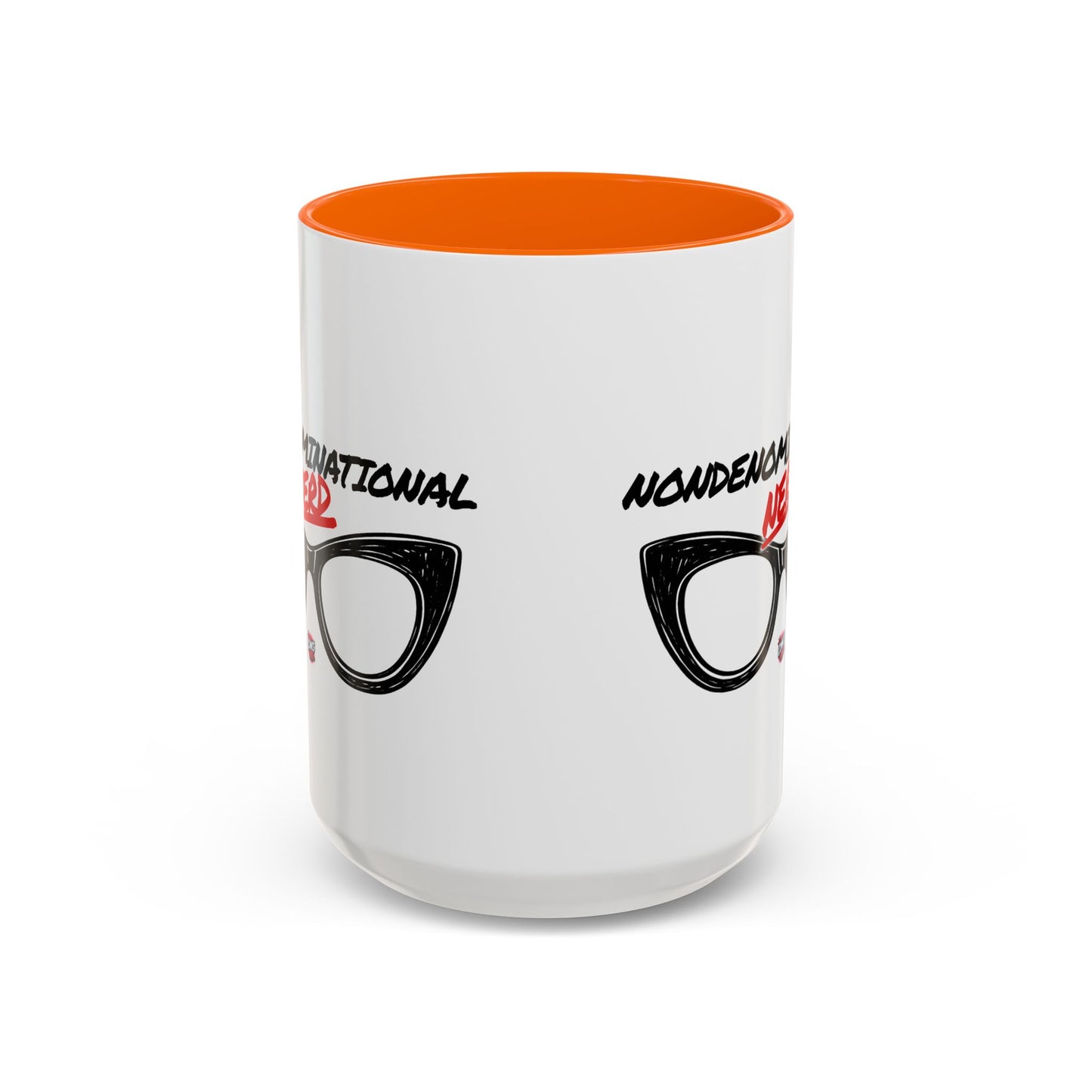 Nondenominational Nerd Mug, Funny Geek Coffee Cup, Comic Book Lover Gift, Nerdy Fandom Mug, Comics And Merch - Color Rim Option