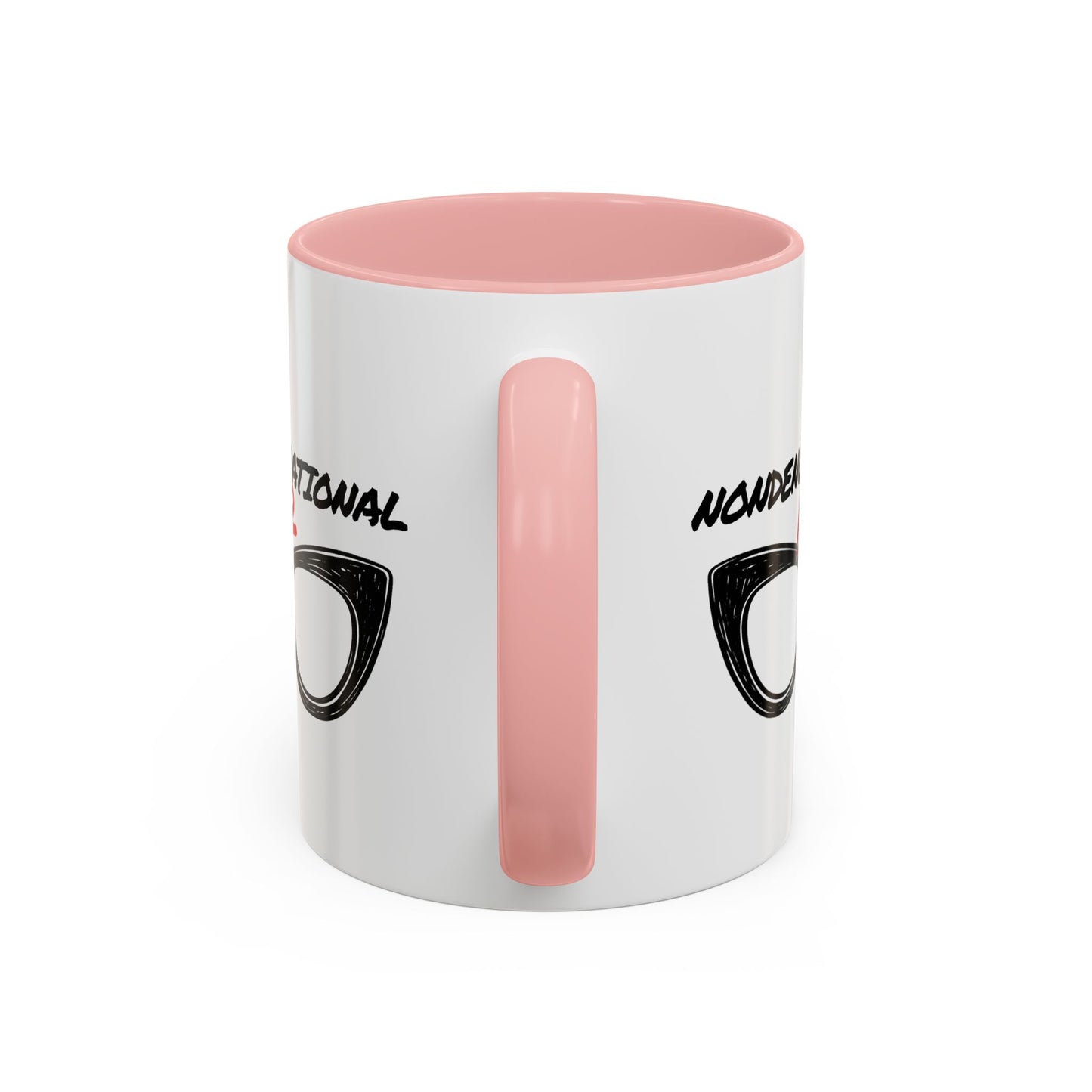 Nondenominational Nerd Mug, Funny Geek Coffee Cup, Comic Book Lover Gift, Nerdy Fandom Mug, Comics And Merch - Color Rim Option