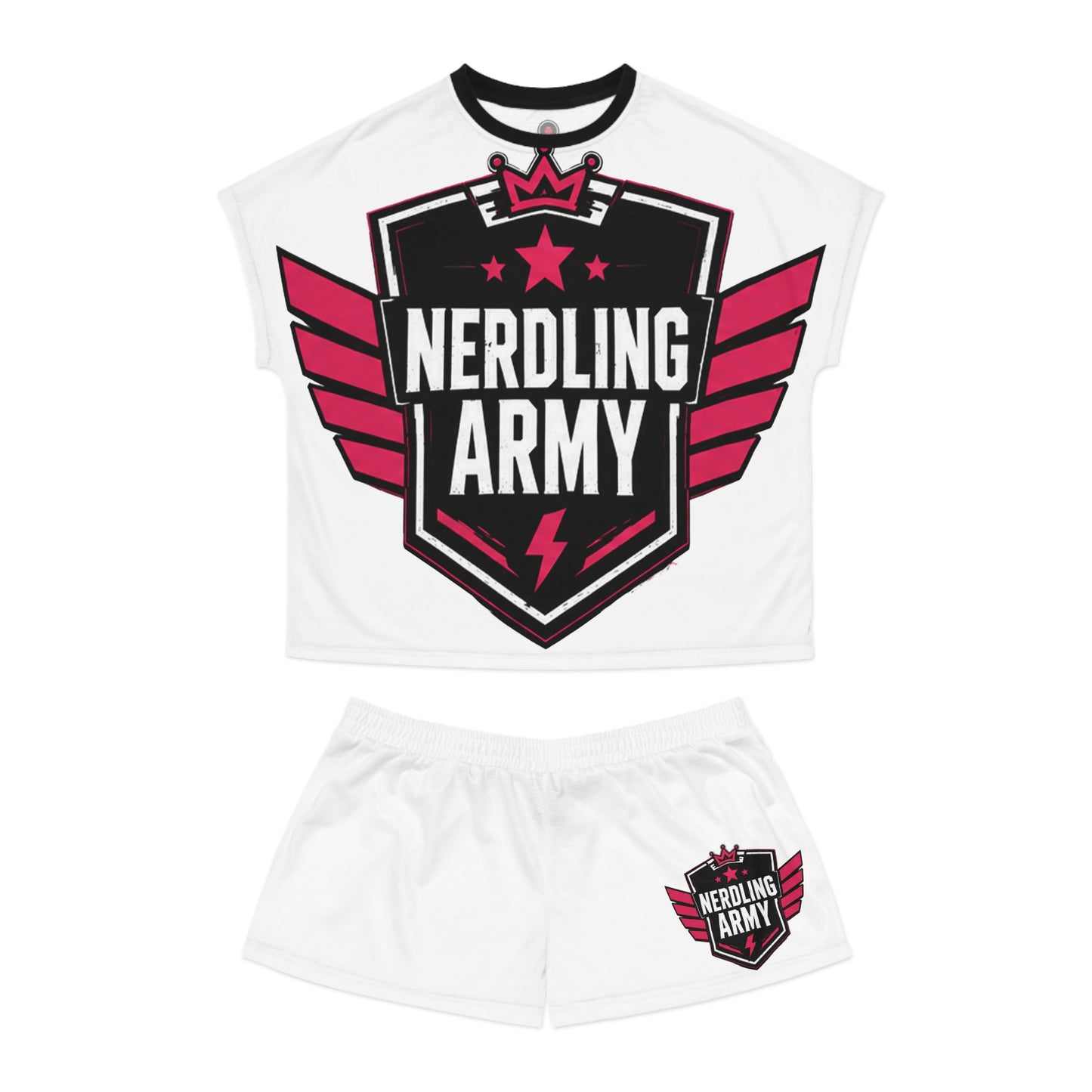 Nerdling Army Women's Pajama Set | Official Comics And... Sleep Set | Geek Pajamas | Nerd Lounge Set | Matching Comic Fan PJs