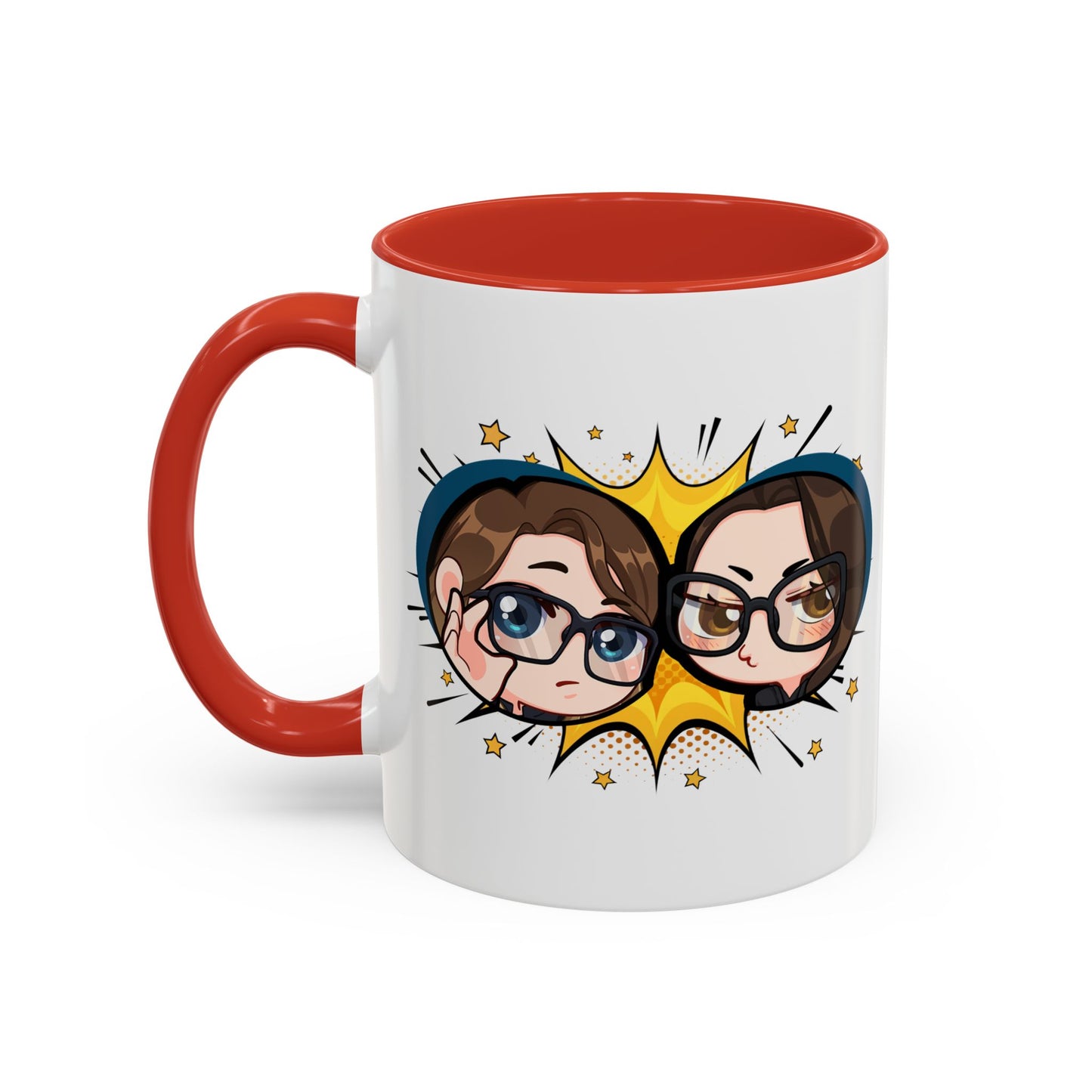 Plotholes & Payoffs Chibi Logo Ceramic Accent Mug