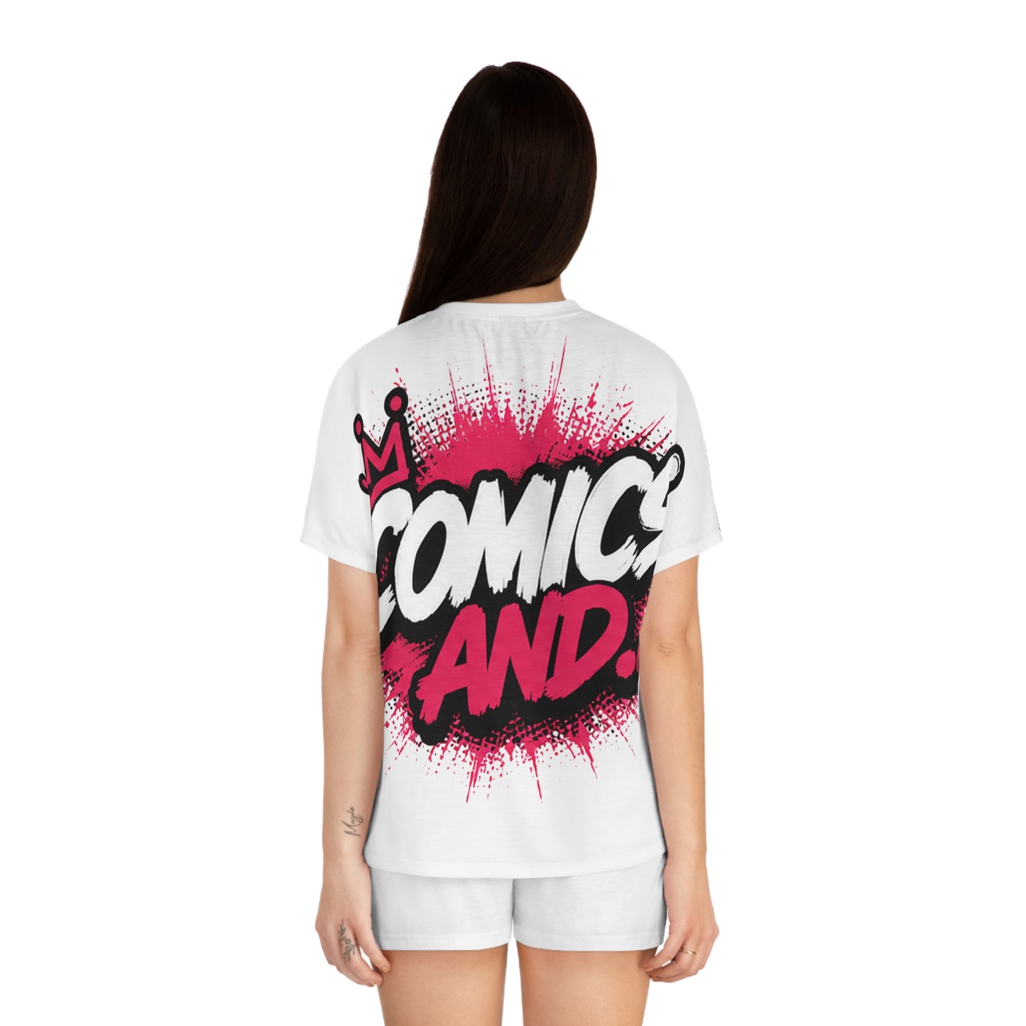 Official Comics And... Women's Pajama Set | Comic Book Sleepwear | Geek Lounge Set | Pop Culture Pajamas | Nerd Gift