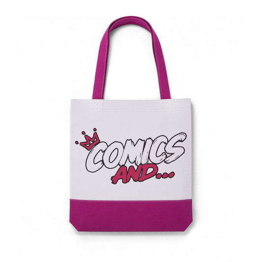 Comics And... Color-Changing Tote Bag | Thermochromic Canvas Tote | Official Comics And Shopper | Comic Fan Carry Bag