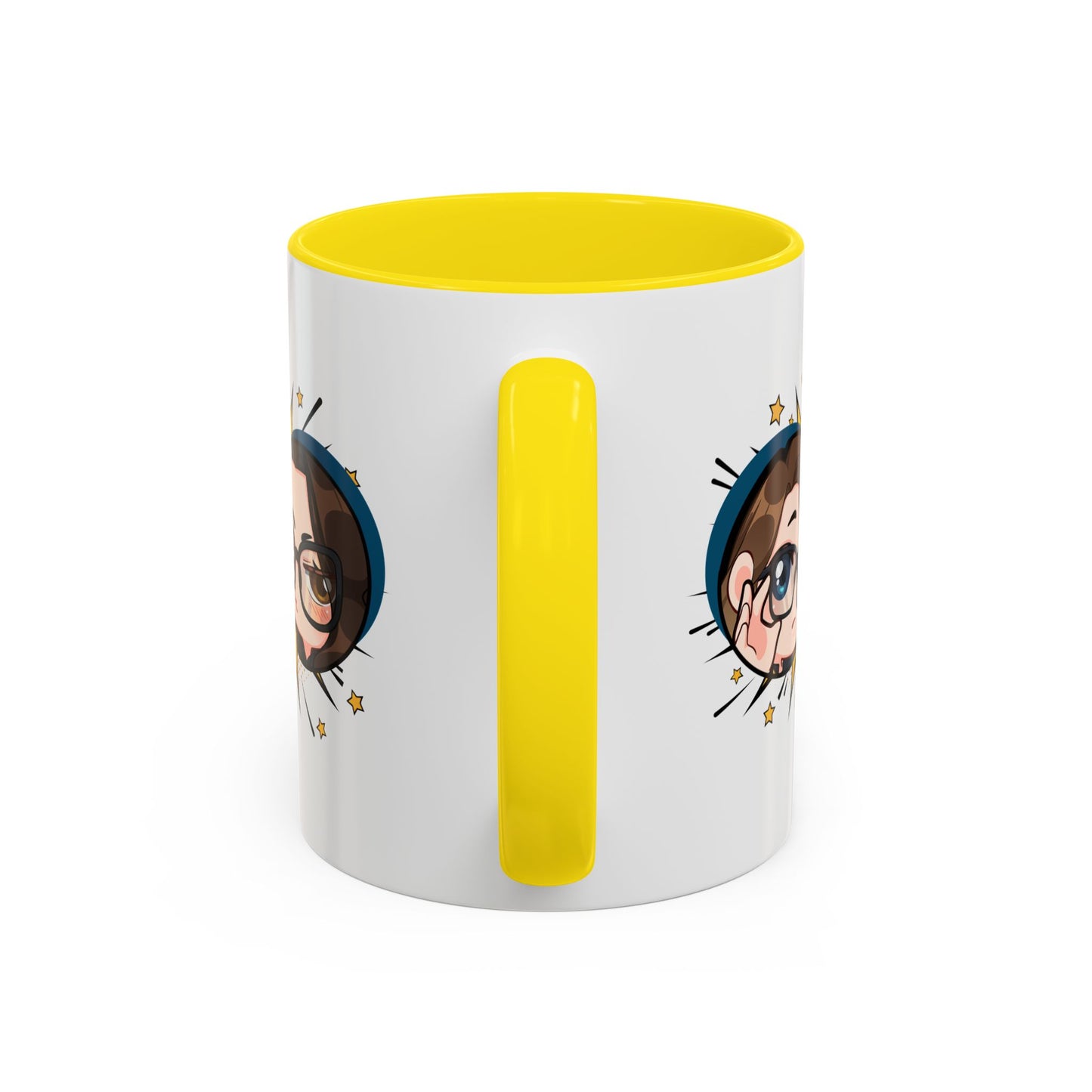 Plotholes & Payoffs Chibi Logo Ceramic Accent Mug