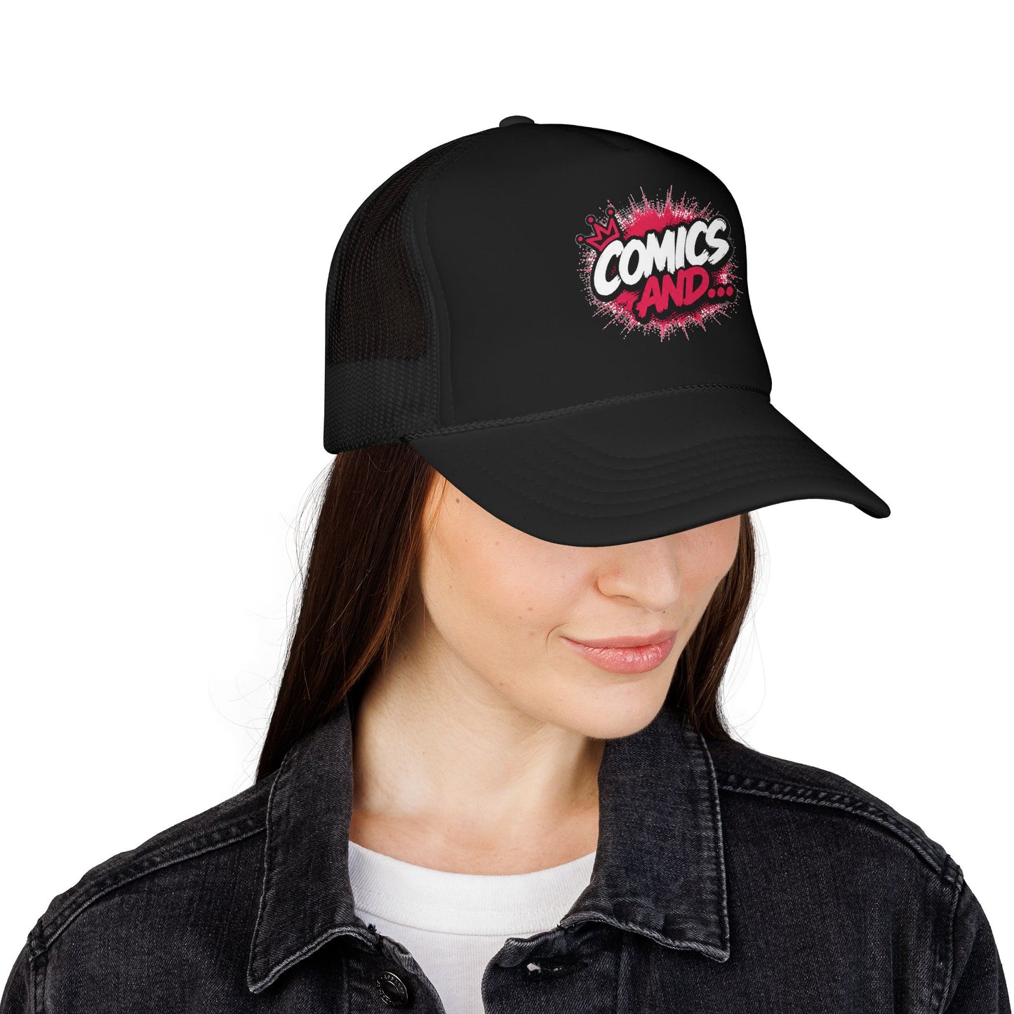 Comics And... Classic Trucker Hat | Official Comics And Logo Cap | Comic Book Fan Snapback | Geek Apparel
