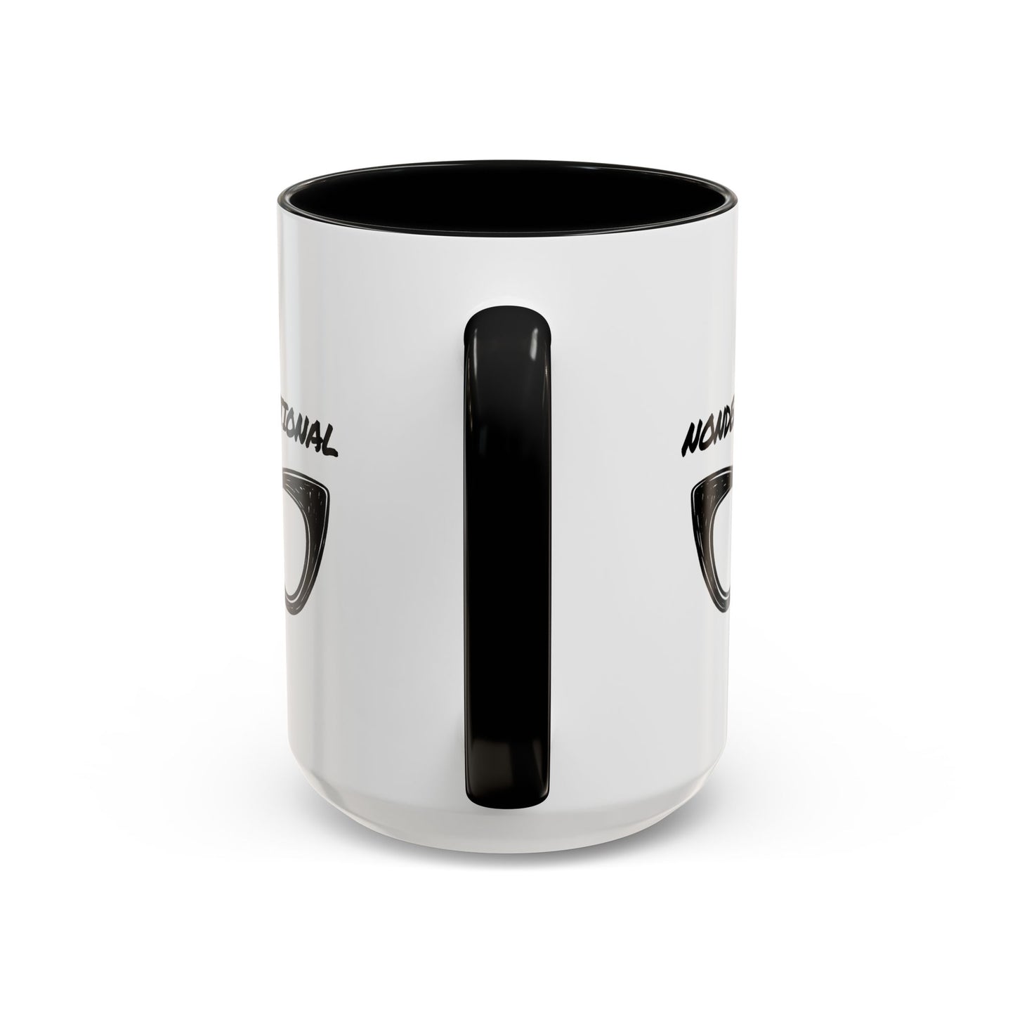 Nondenominational Nerd Mug, Funny Geek Coffee Cup, Comic Book Lover Gift, Nerdy Fandom Mug, Comics And Merch - Color Rim Option