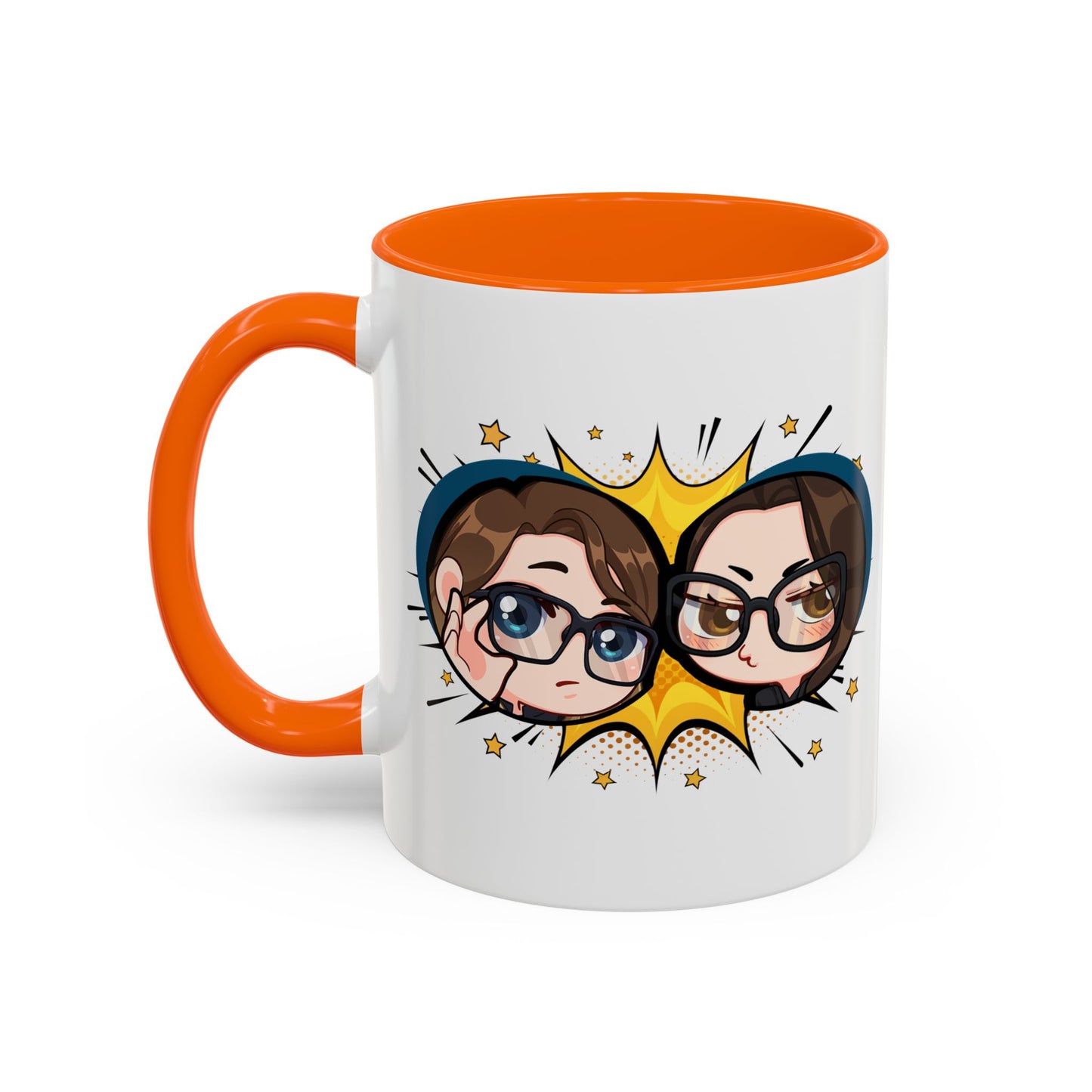 Plotholes & Payoffs Chibi Logo Ceramic Accent Mug