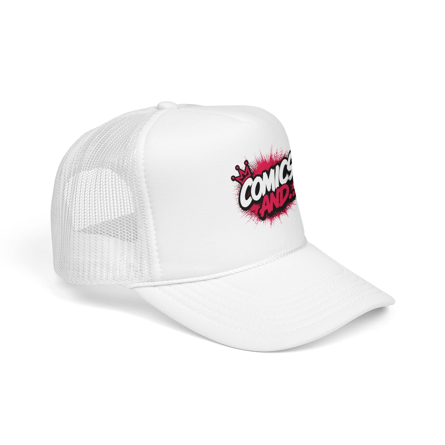 Comics And... Classic Trucker Hat | Official Comics And Logo Cap | Comic Book Fan Snapback | Geek Apparel