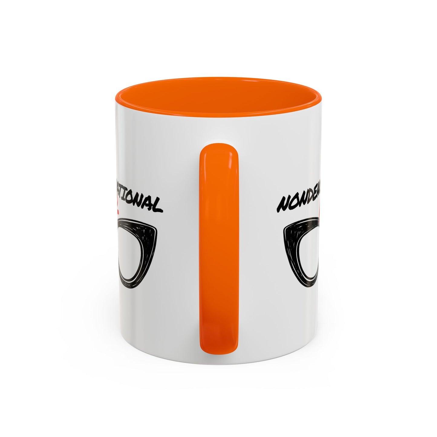 Nondenominational Nerd Mug, Funny Geek Coffee Cup, Comic Book Lover Gift, Nerdy Fandom Mug, Comics And Merch - Color Rim Option
