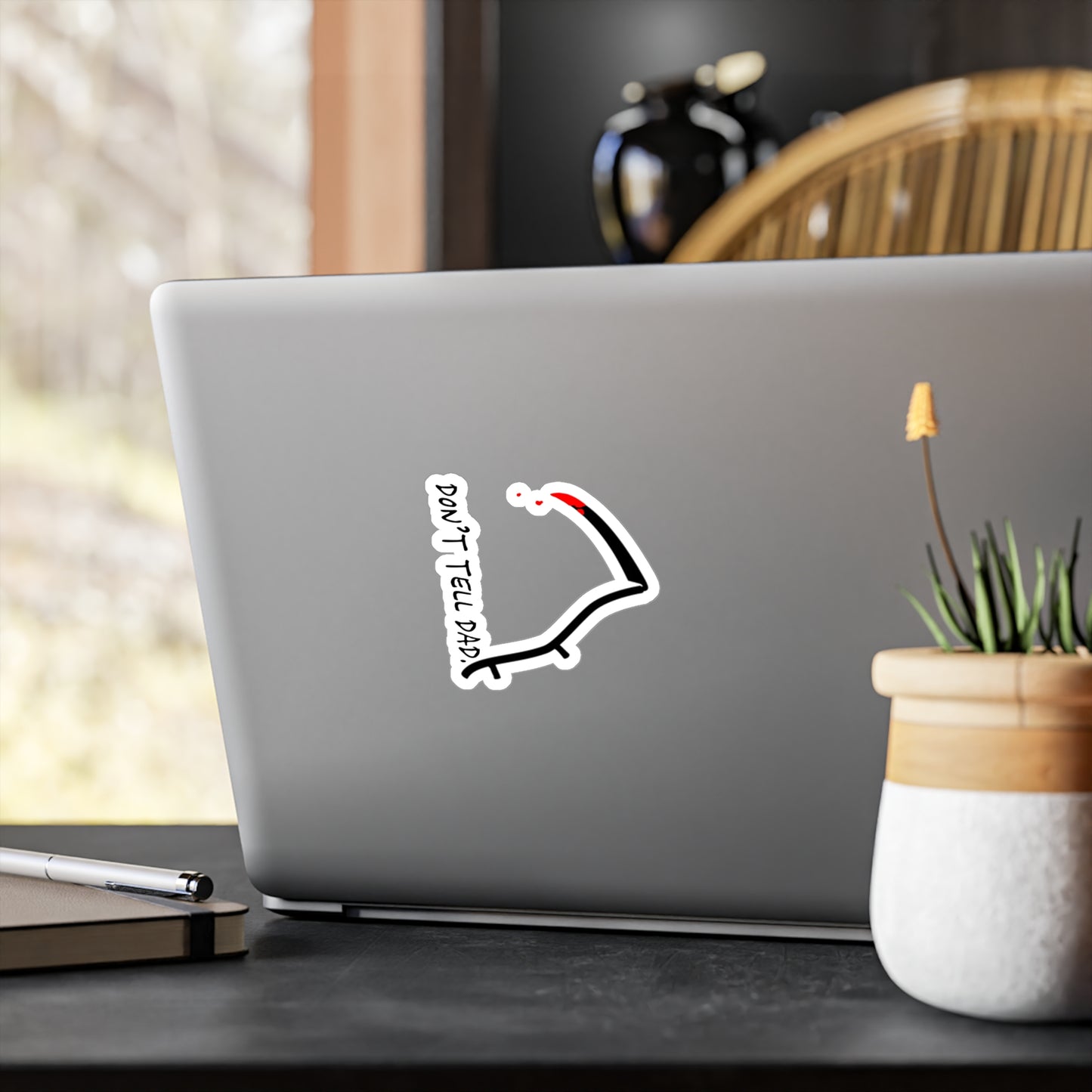 Don't Tell Dad Vinyl Decal Stickers, inspired by the hit SYFY series 'REVIVAL', Laptop Decals, Car Decals, Water Bottle Stickers,