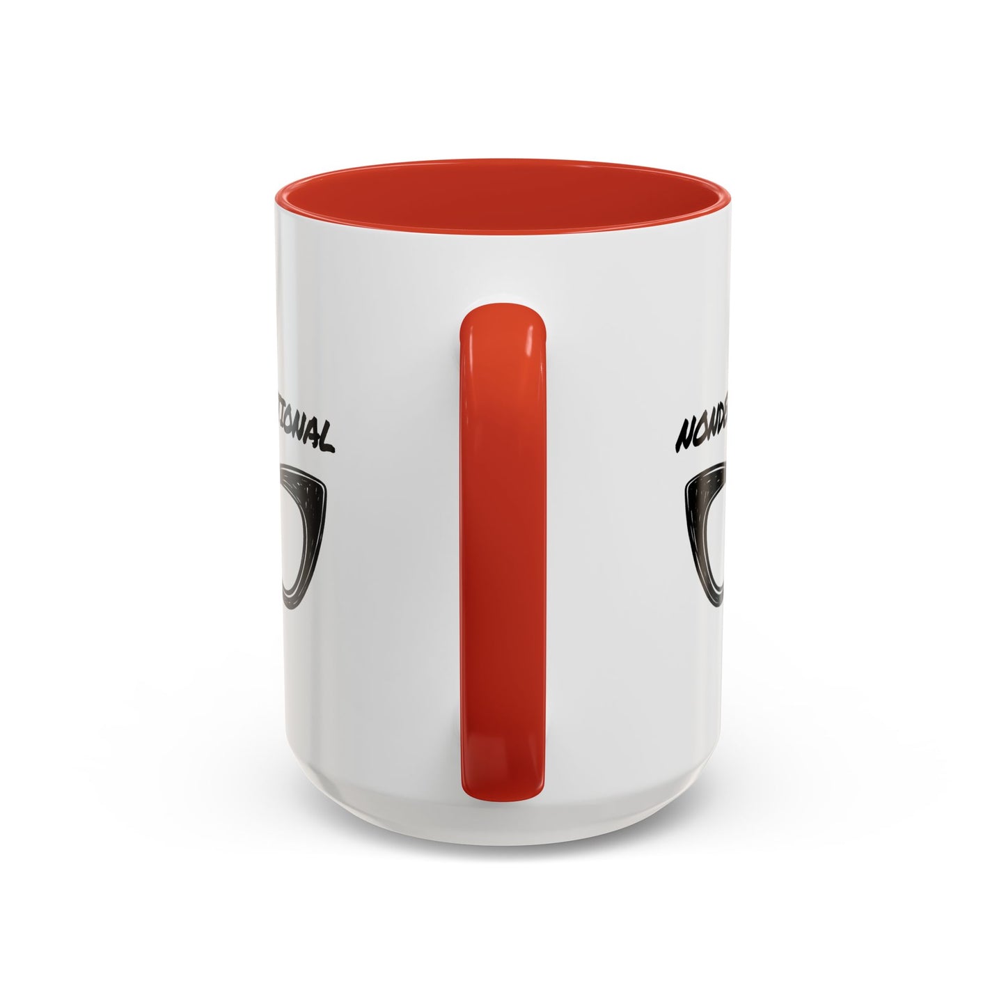 Nondenominational Nerd Mug, Funny Geek Coffee Cup, Comic Book Lover Gift, Nerdy Fandom Mug, Comics And Merch - Color Rim Option