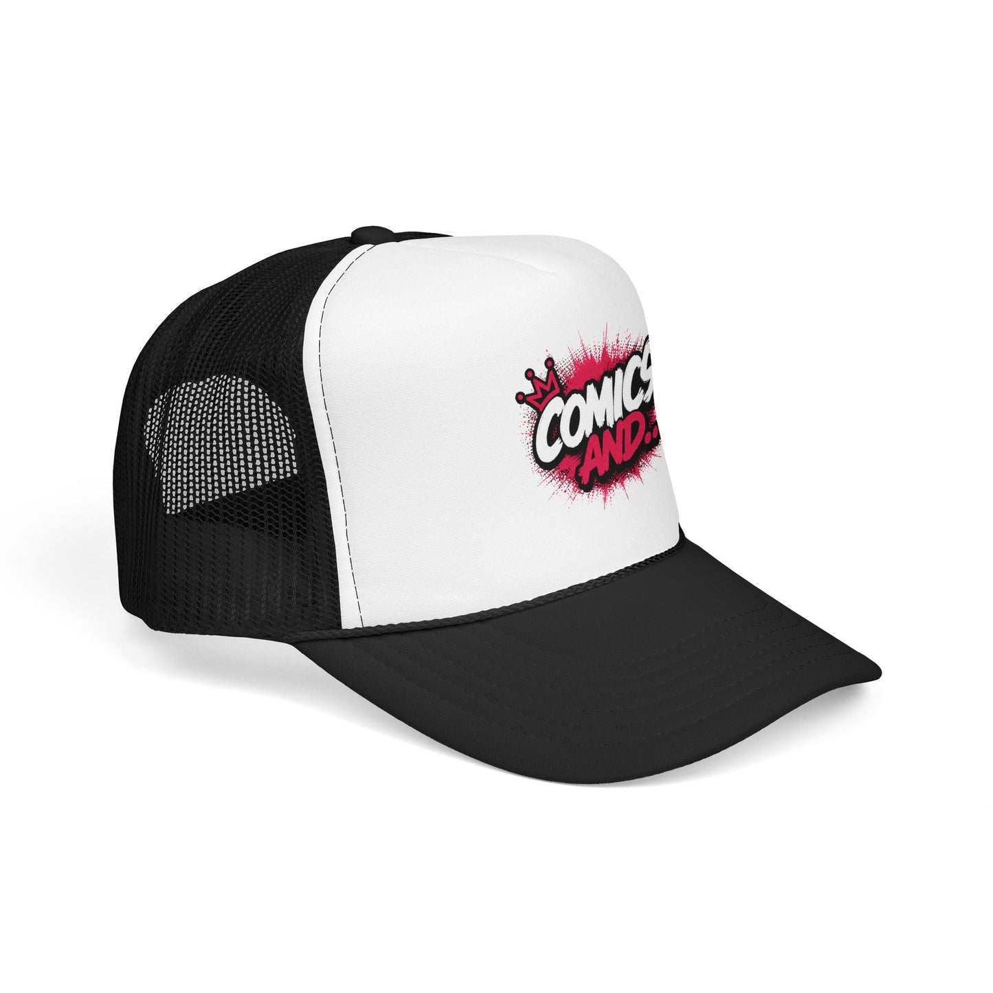Comics And... Classic Trucker Hat | Official Comics And Logo Cap | Comic Book Fan Snapback | Geek Apparel