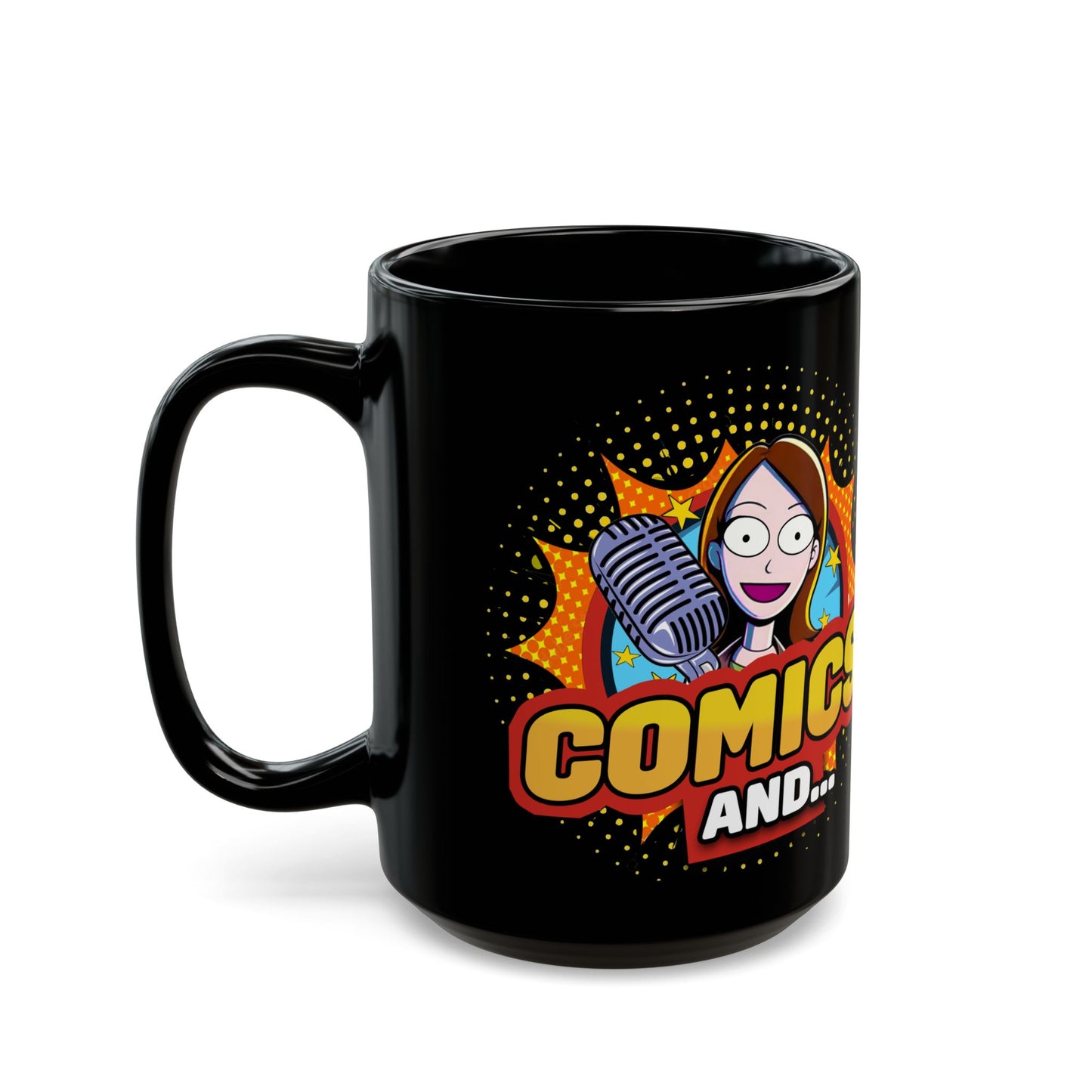 NEW Comics And... Black Mug (11oz, 15oz)