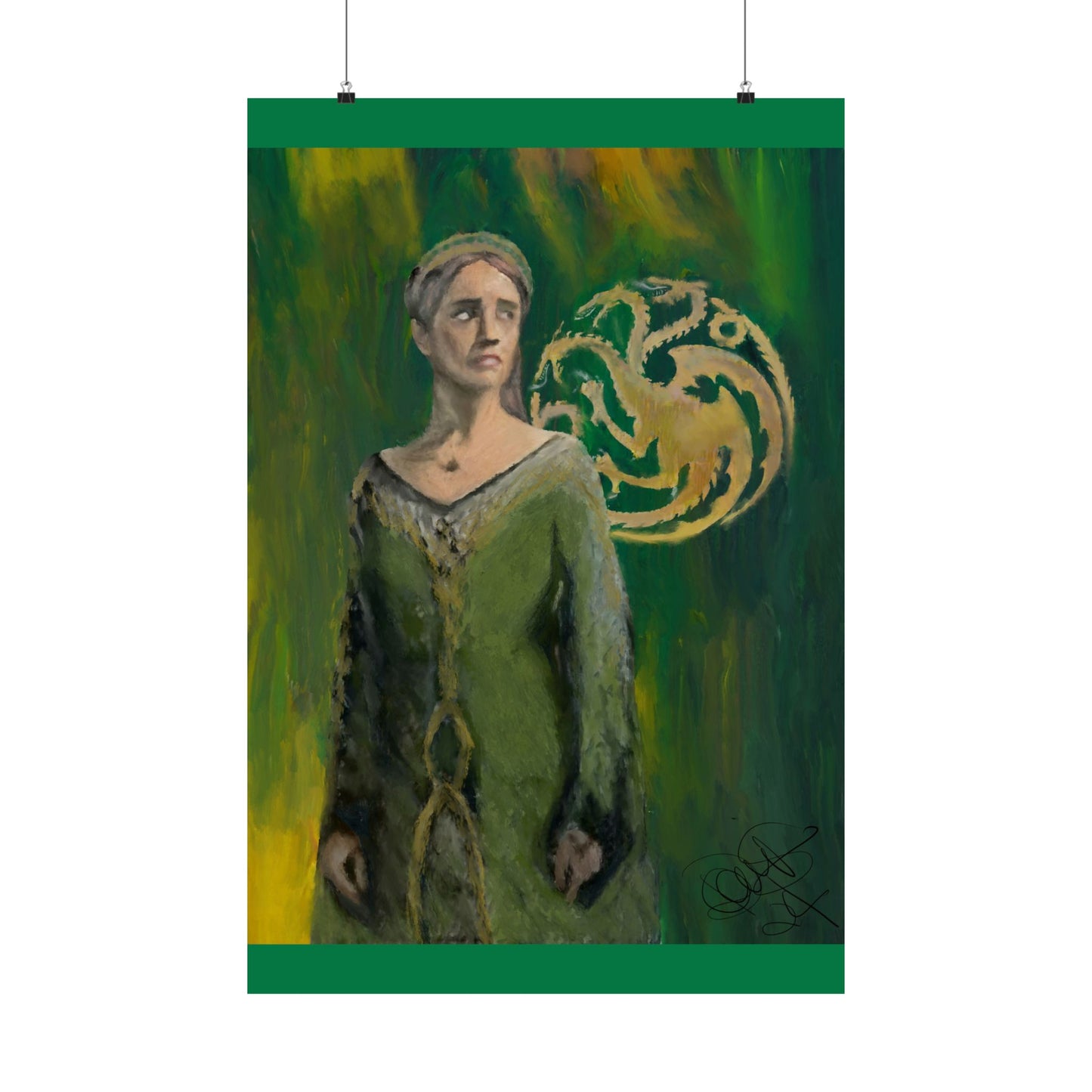 Queen Alicent Satin Posters (210gsm)