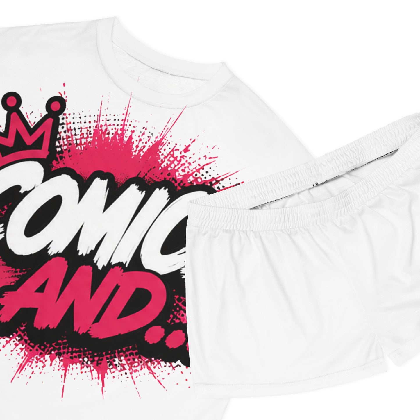 Official Comics And... Women's Pajama Set | Comic Book Sleepwear | Geek Lounge Set | Pop Culture Pajamas | Nerd Gift