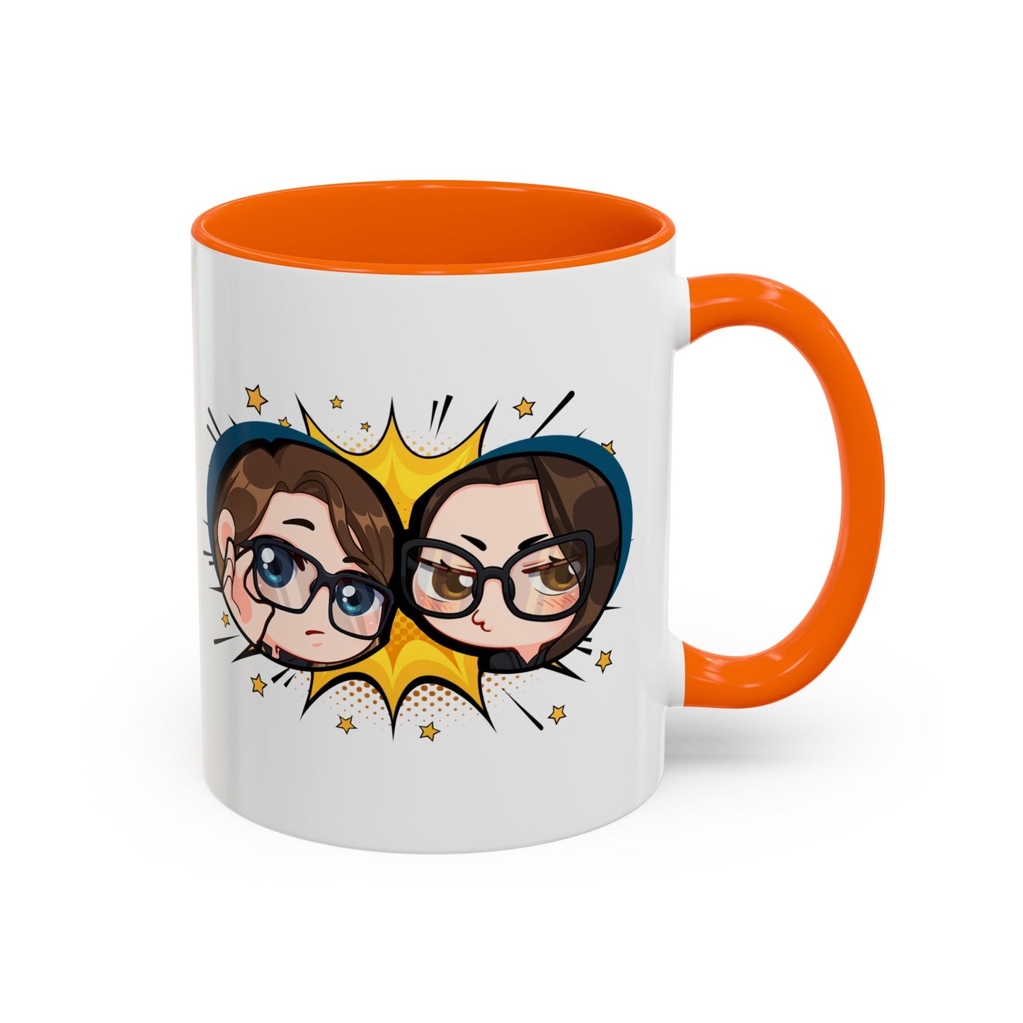 Plotholes & Payoffs Chibi Logo Ceramic Accent Mug