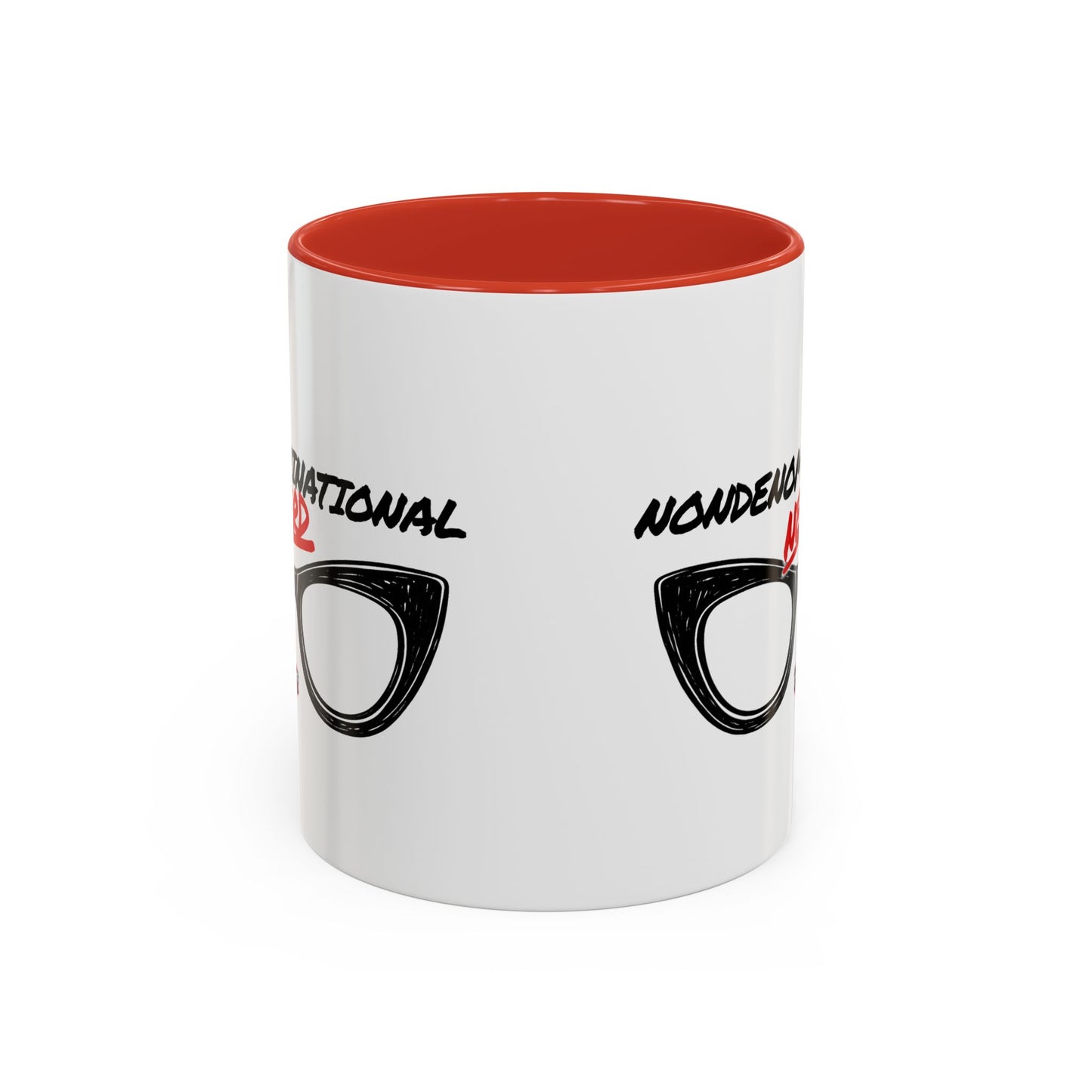 Nondenominational Nerd Mug, Funny Geek Coffee Cup, Comic Book Lover Gift, Nerdy Fandom Mug, Comics And Merch - Color Rim Option
