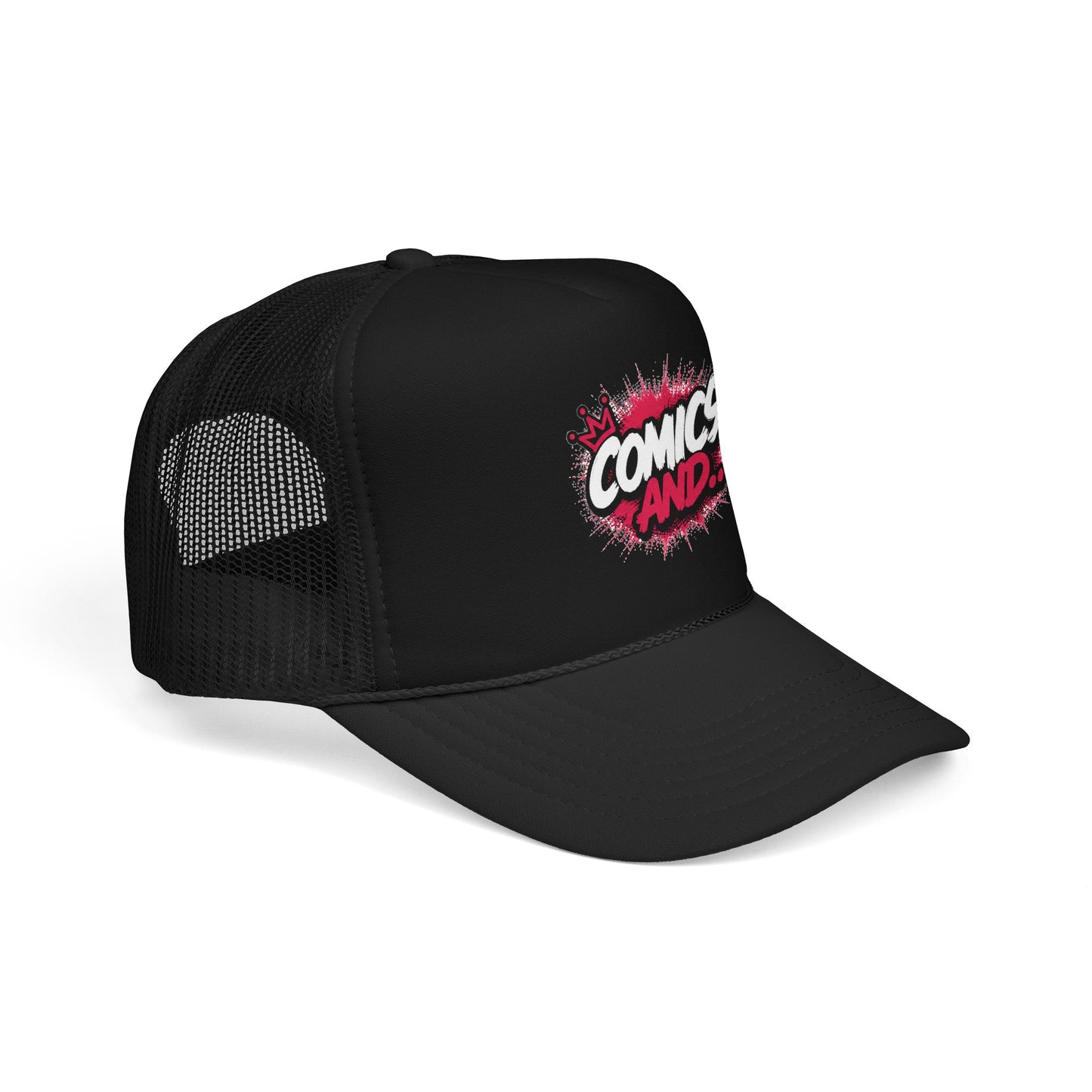 Comics And... Classic Trucker Hat | Official Comics And Logo Cap | Comic Book Fan Snapback | Geek Apparel