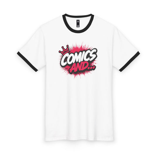 Comics And... Retro Ringer T-Shirt | Official Comics And Logo Tee | Comic Book Fan Shirt | Geek Apparel
