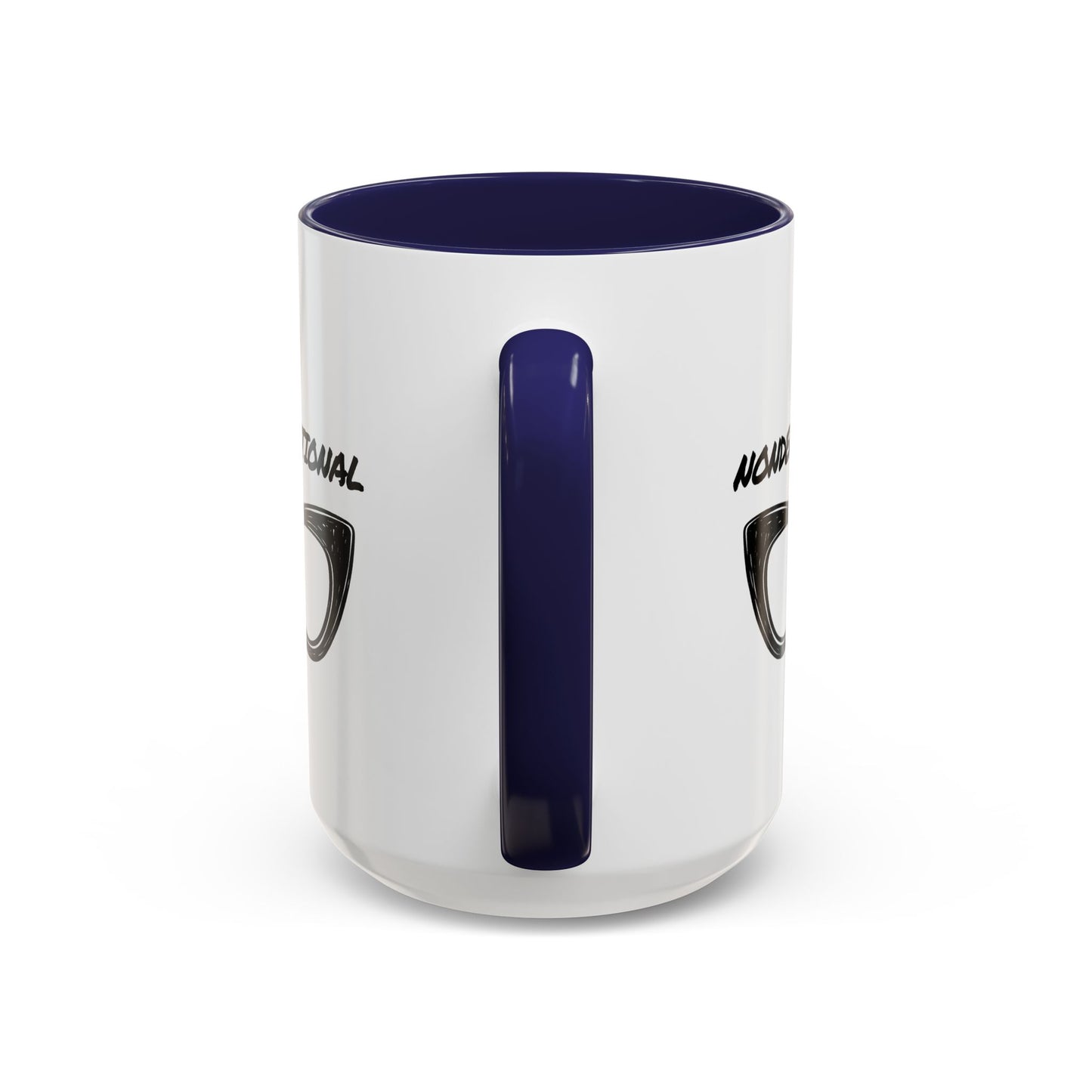 Nondenominational Nerd Mug, Funny Geek Coffee Cup, Comic Book Lover Gift, Nerdy Fandom Mug, Comics And Merch - Color Rim Option