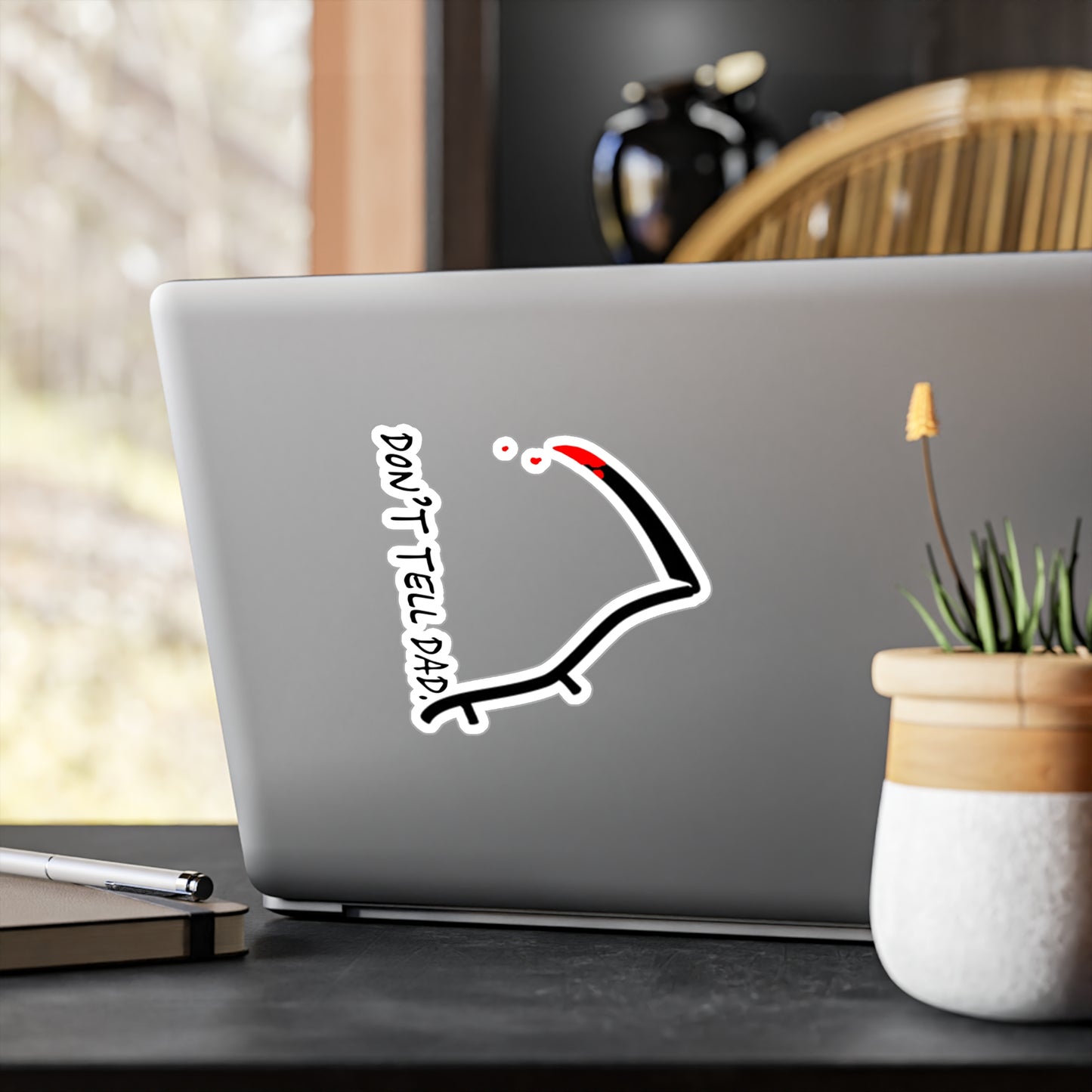 Don't Tell Dad Vinyl Decal Stickers, inspired by the hit SYFY series 'REVIVAL', Laptop Decals, Car Decals, Water Bottle Stickers,