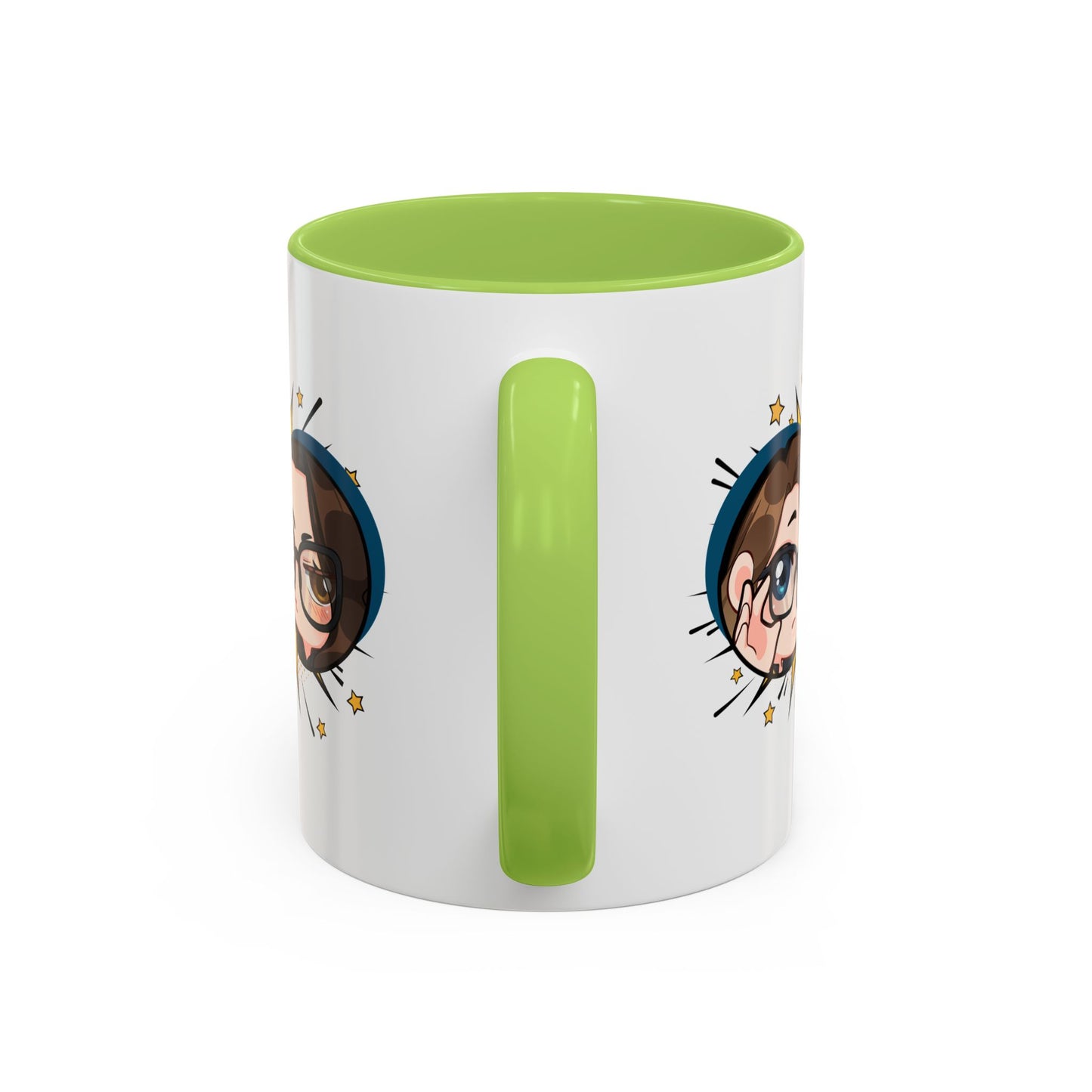 Plotholes & Payoffs Chibi Logo Ceramic Accent Mug
