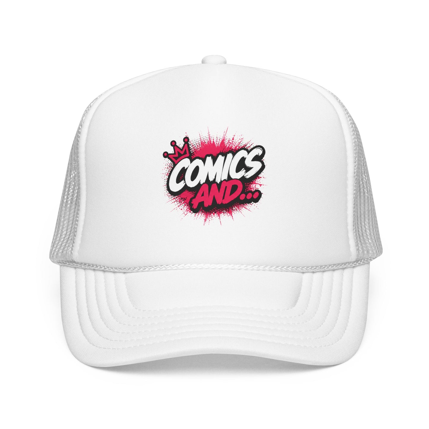 Comics And... Classic Trucker Hat | Official Comics And Logo Cap | Comic Book Fan Snapback | Geek Apparel