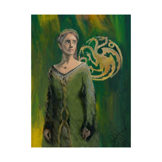 Queen Alicent Satin Posters (210gsm)