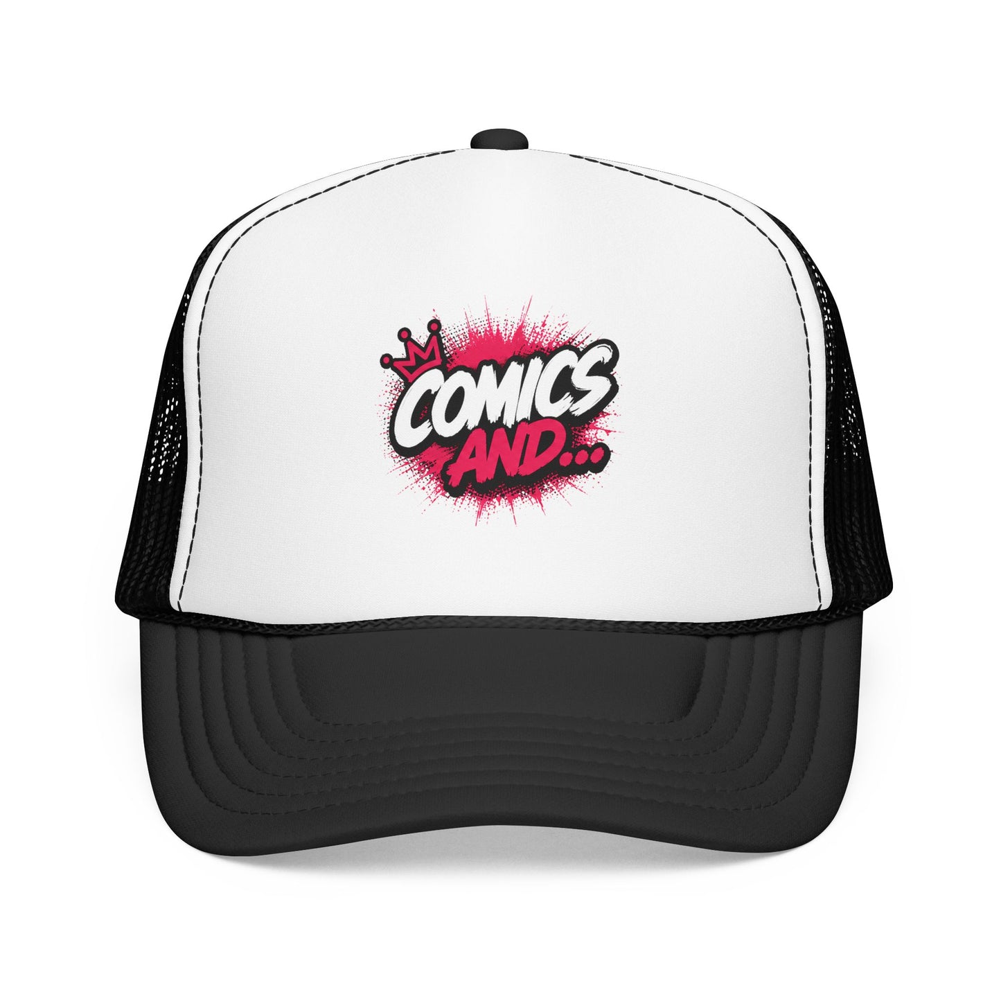 Comics And... Classic Trucker Hat | Official Comics And Logo Cap | Comic Book Fan Snapback | Geek Apparel