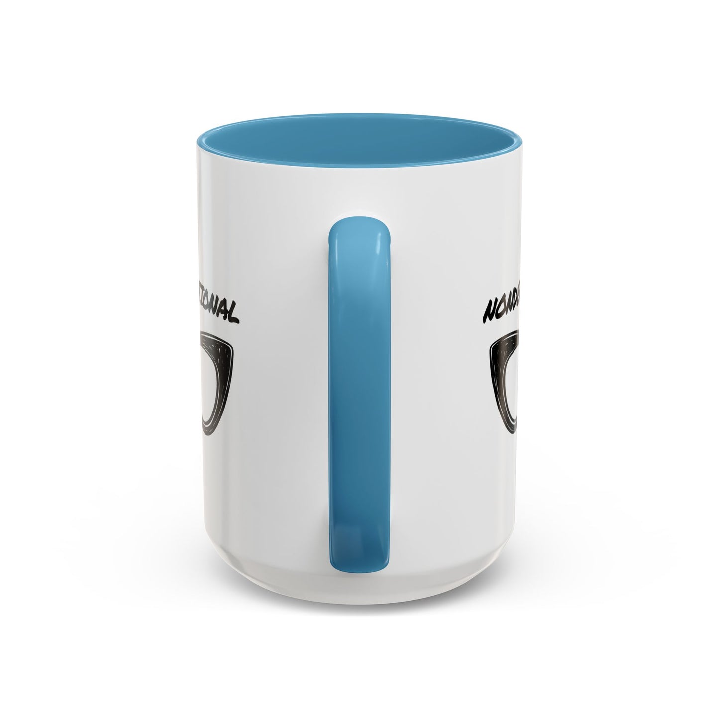 Nondenominational Nerd Mug, Funny Geek Coffee Cup, Comic Book Lover Gift, Nerdy Fandom Mug, Comics And Merch - Color Rim Option