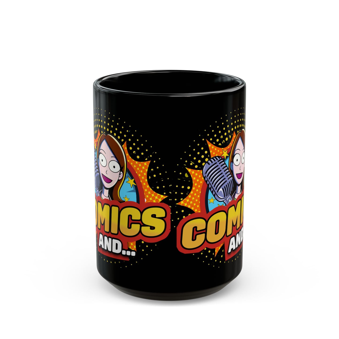 NEW Comics And... Black Mug (11oz, 15oz)