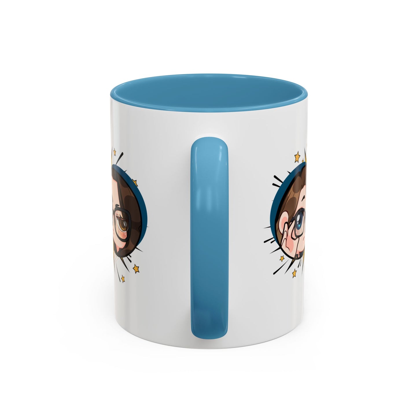 Plotholes & Payoffs Chibi Logo Ceramic Accent Mug