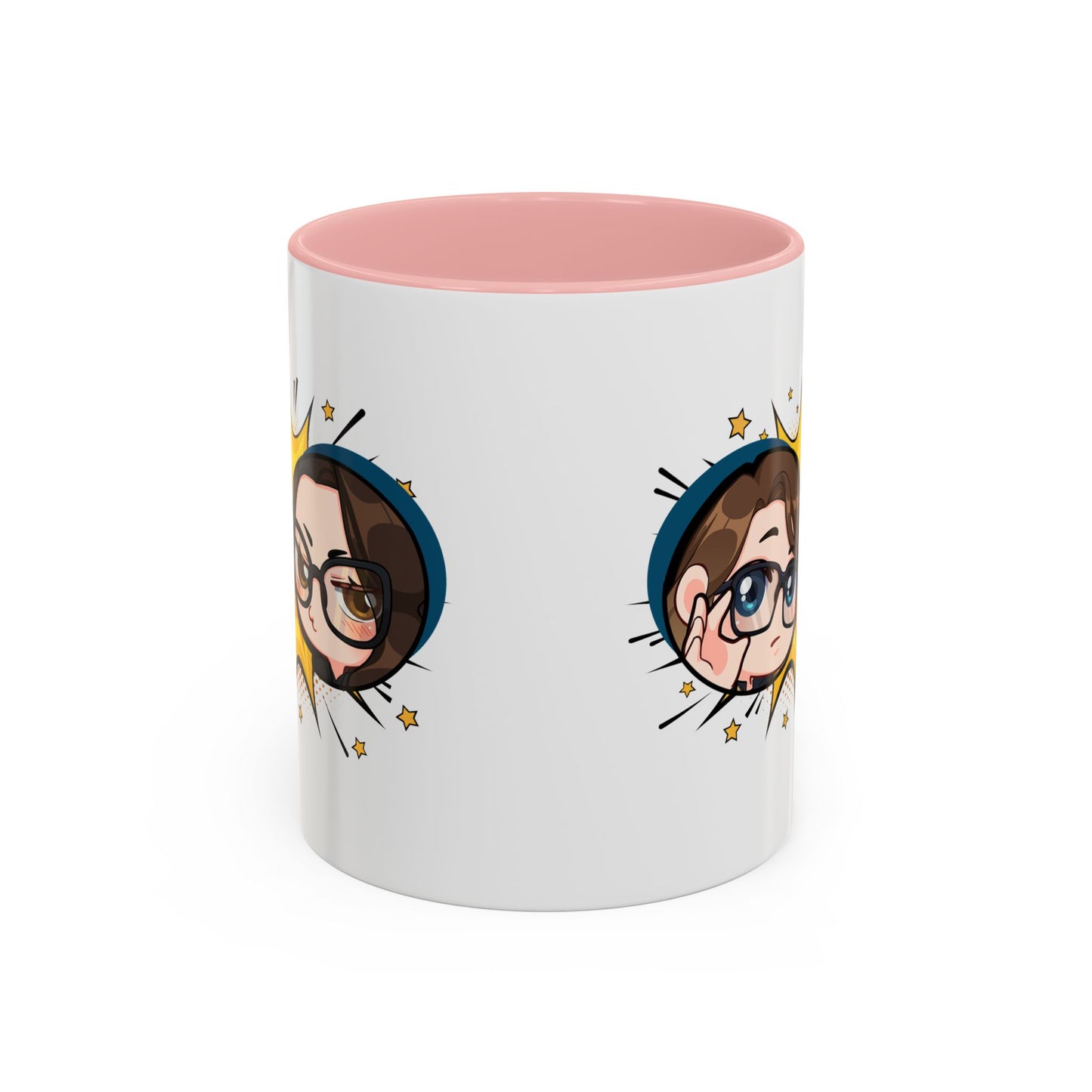 Plotholes & Payoffs Chibi Logo Ceramic Accent Mug