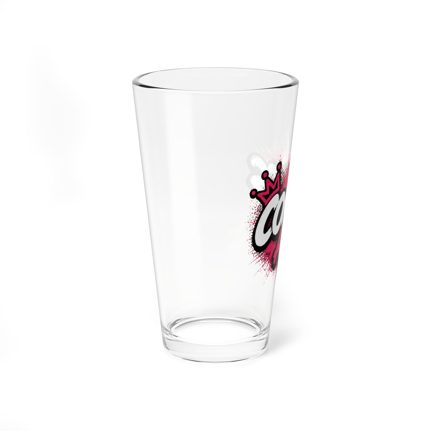 Comics And... 16oz Pint Glass | Official Comics And Logo Mixing Glass | Comic Book Fan Drinkware | Beer & Cocktail Glass