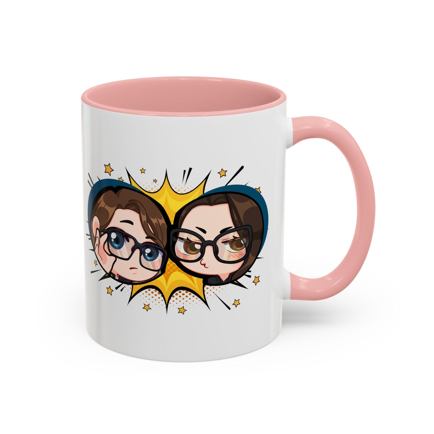 Plotholes & Payoffs Chibi Logo Ceramic Accent Mug