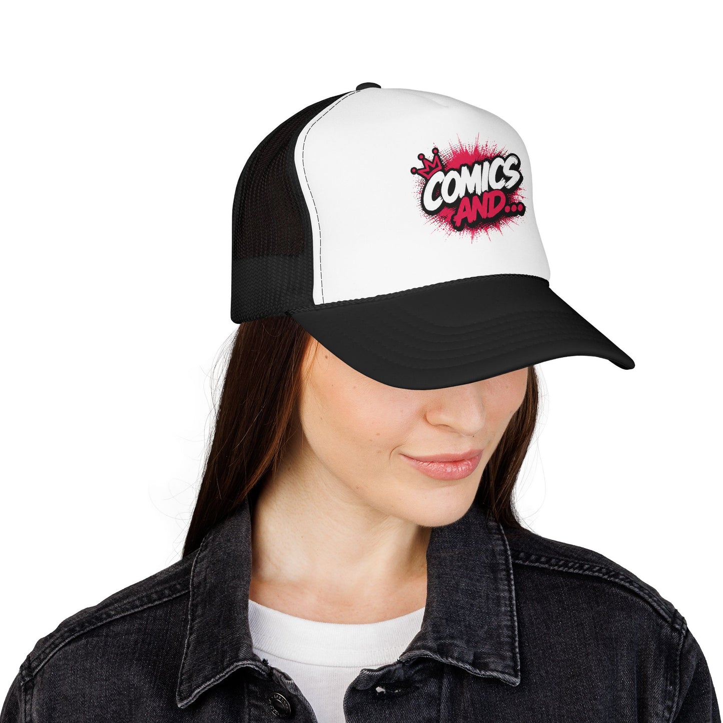 Comics And... Classic Trucker Hat | Official Comics And Logo Cap | Comic Book Fan Snapback | Geek Apparel