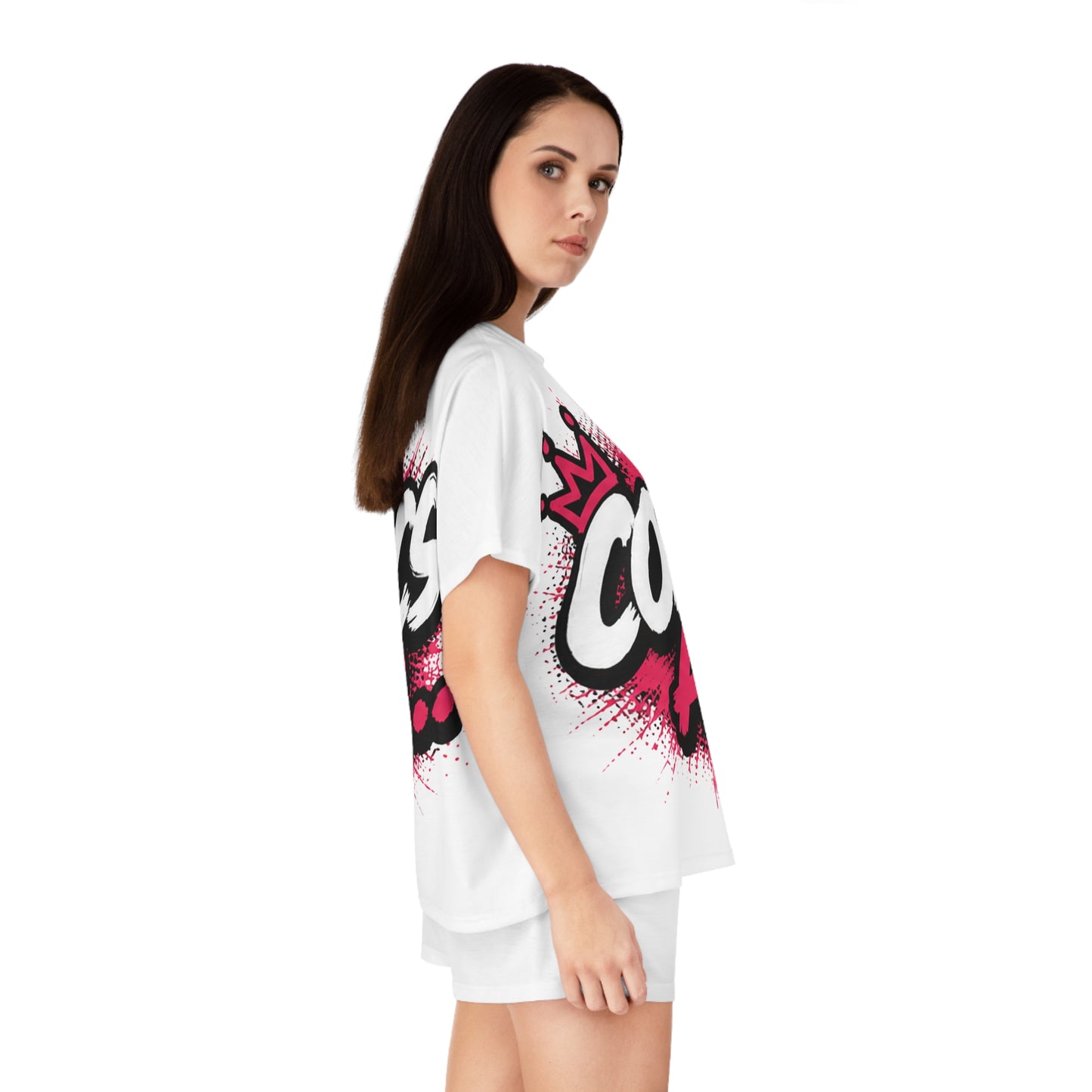 Official Comics And... Women's Pajama Set | Comic Book Sleepwear | Geek Lounge Set | Pop Culture Pajamas | Nerd Gift