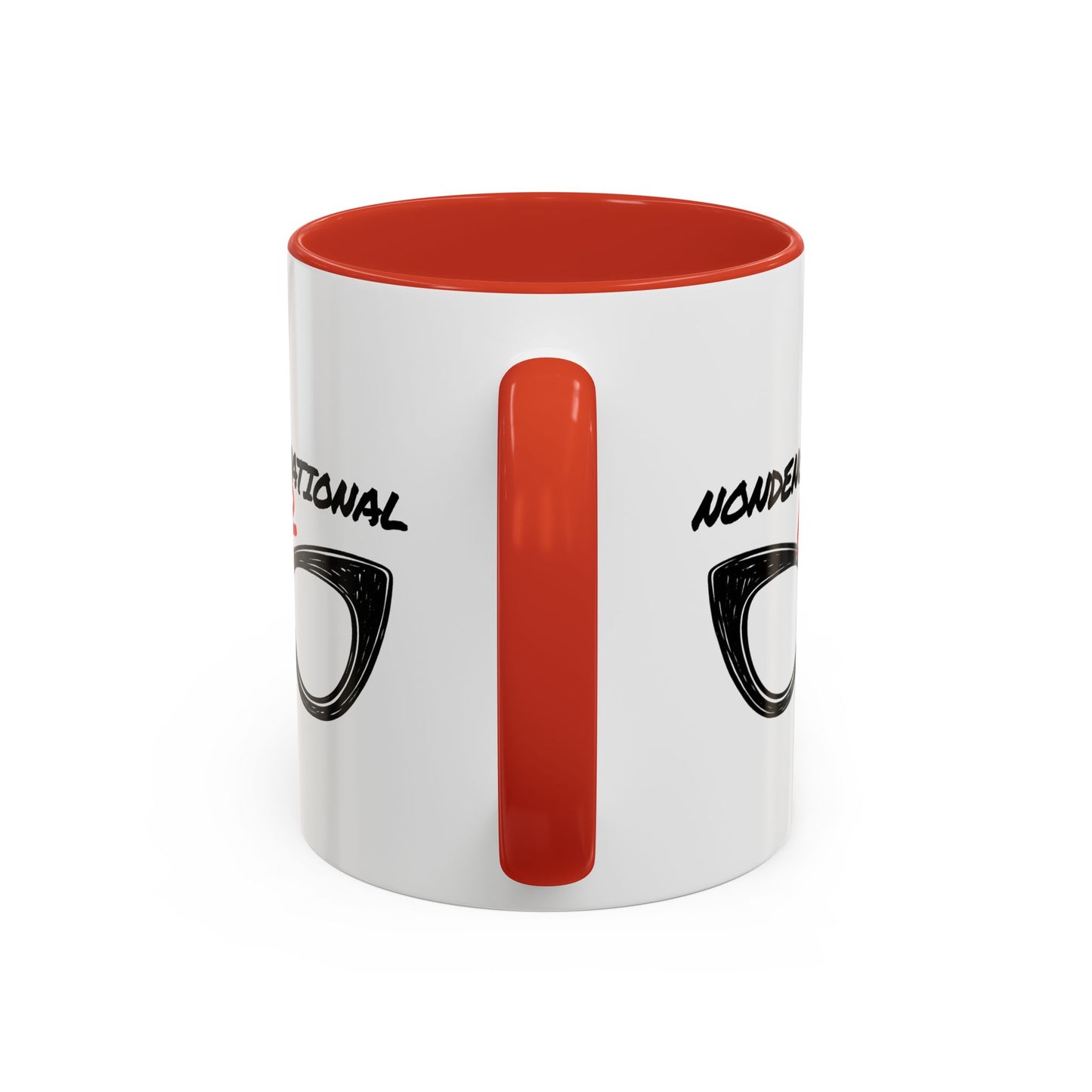 Nondenominational Nerd Mug, Funny Geek Coffee Cup, Comic Book Lover Gift, Nerdy Fandom Mug, Comics And Merch - Color Rim Option