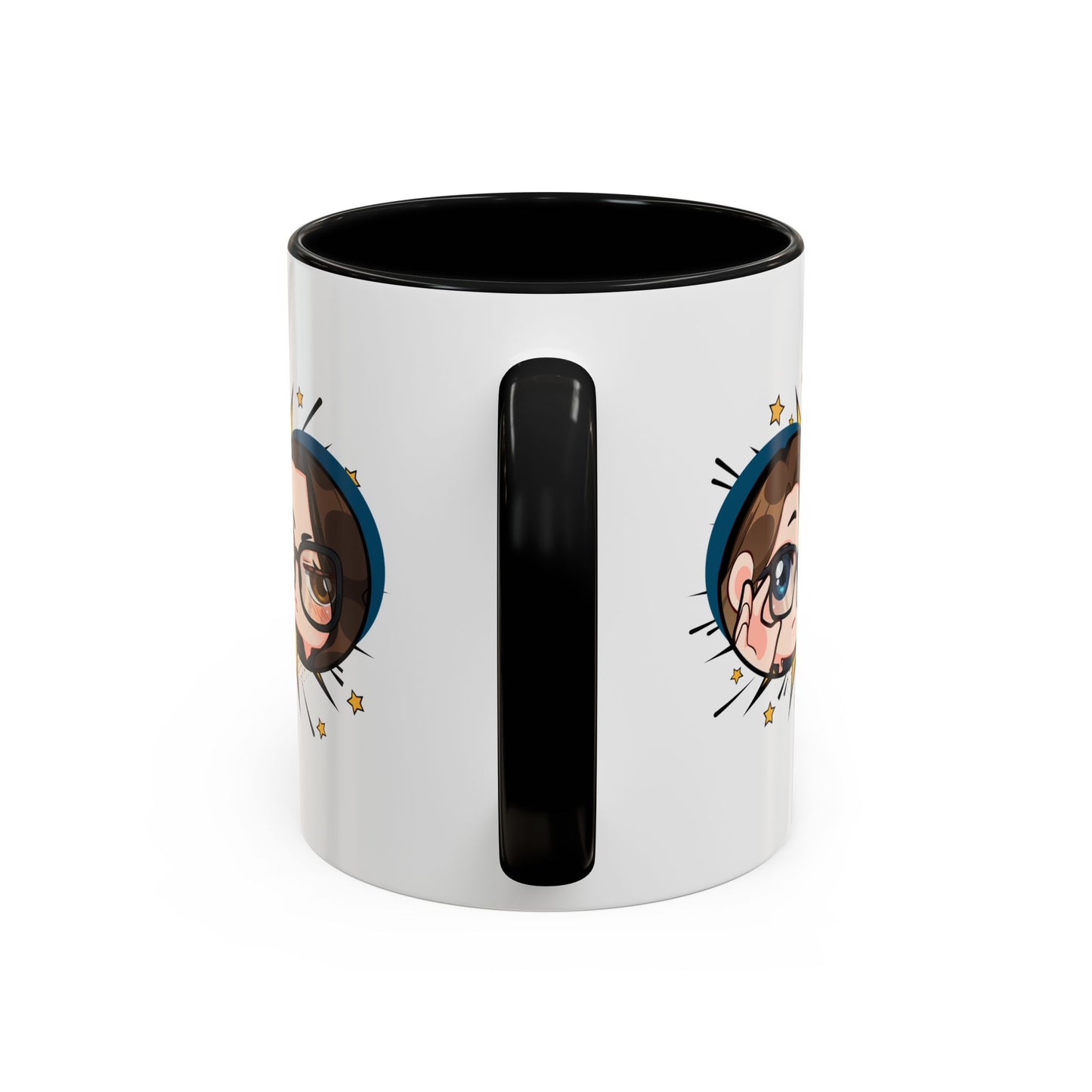 Plotholes & Payoffs Chibi Logo Ceramic Accent Mug