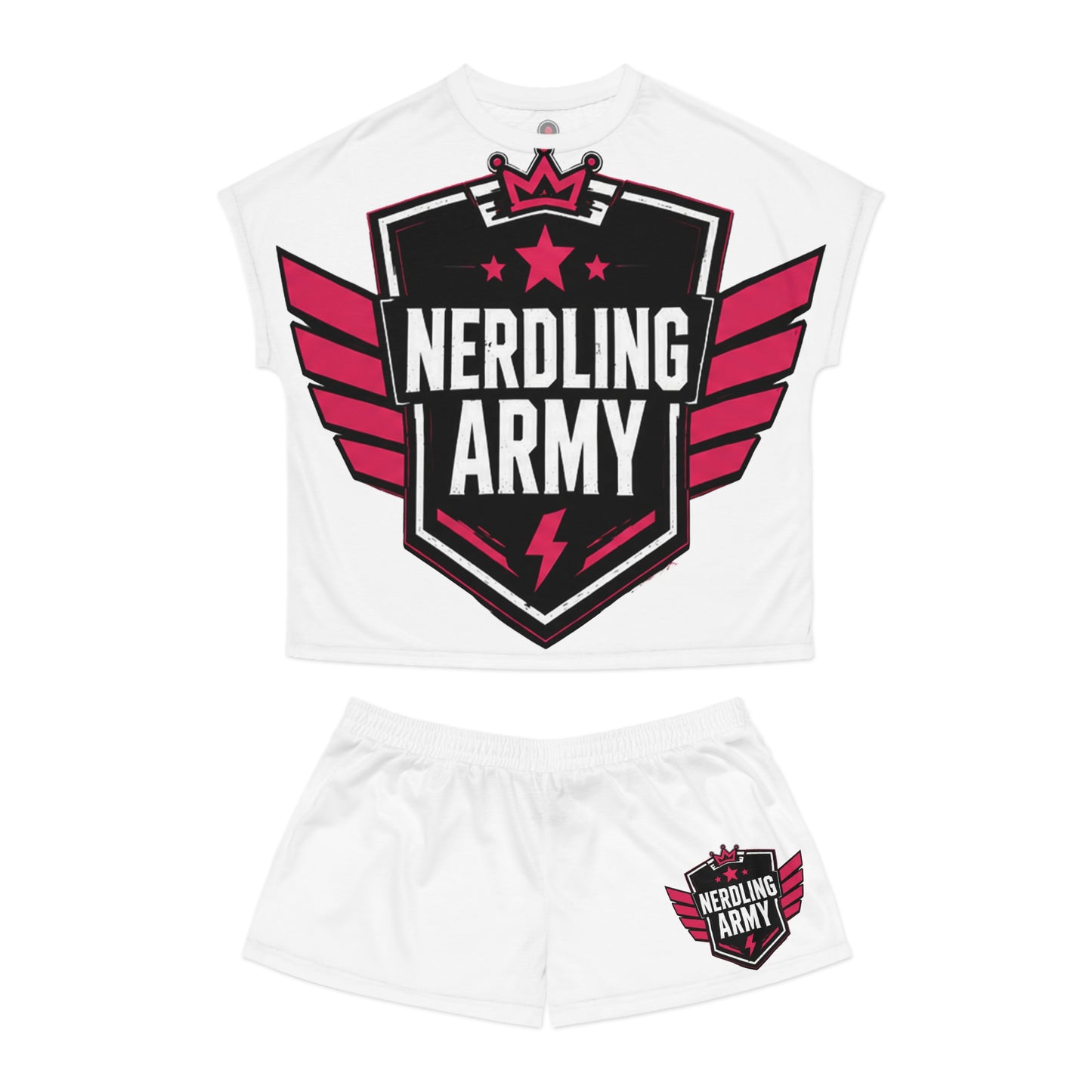 Nerdling Army Women's Pajama Set | Official Comics And... Sleep Set | Geek Pajamas | Nerd Lounge Set | Matching Comic Fan PJs
